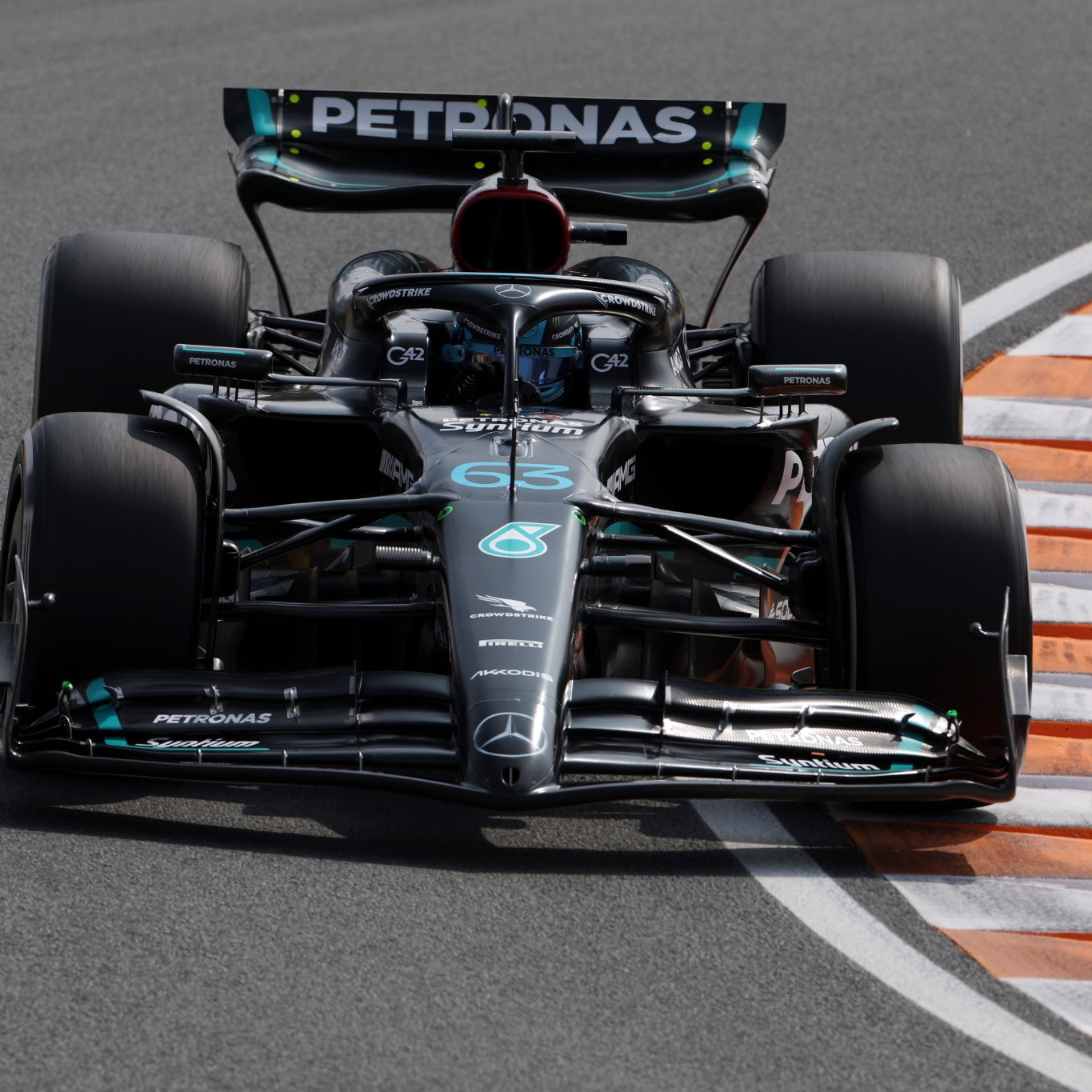 George Russell (GBR) Mercedes AMG F1 W14. Formula 1 World Championship, Rd 14, Dutch Grand Prix, Zandvoort, Netherlands,