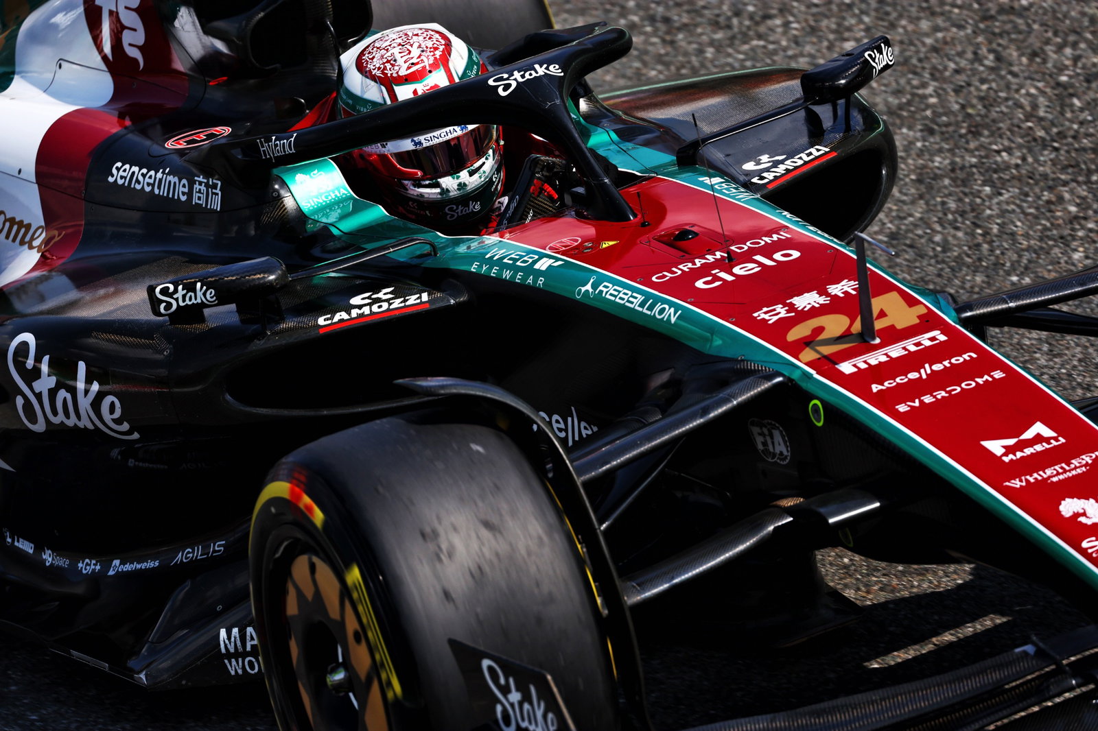 Zhou Guanyu (CHN) Alfa Romeo F1 Team C43. Formula 1 World Championship, Rd 15, Italian Grand Prix, Monza, Italy,