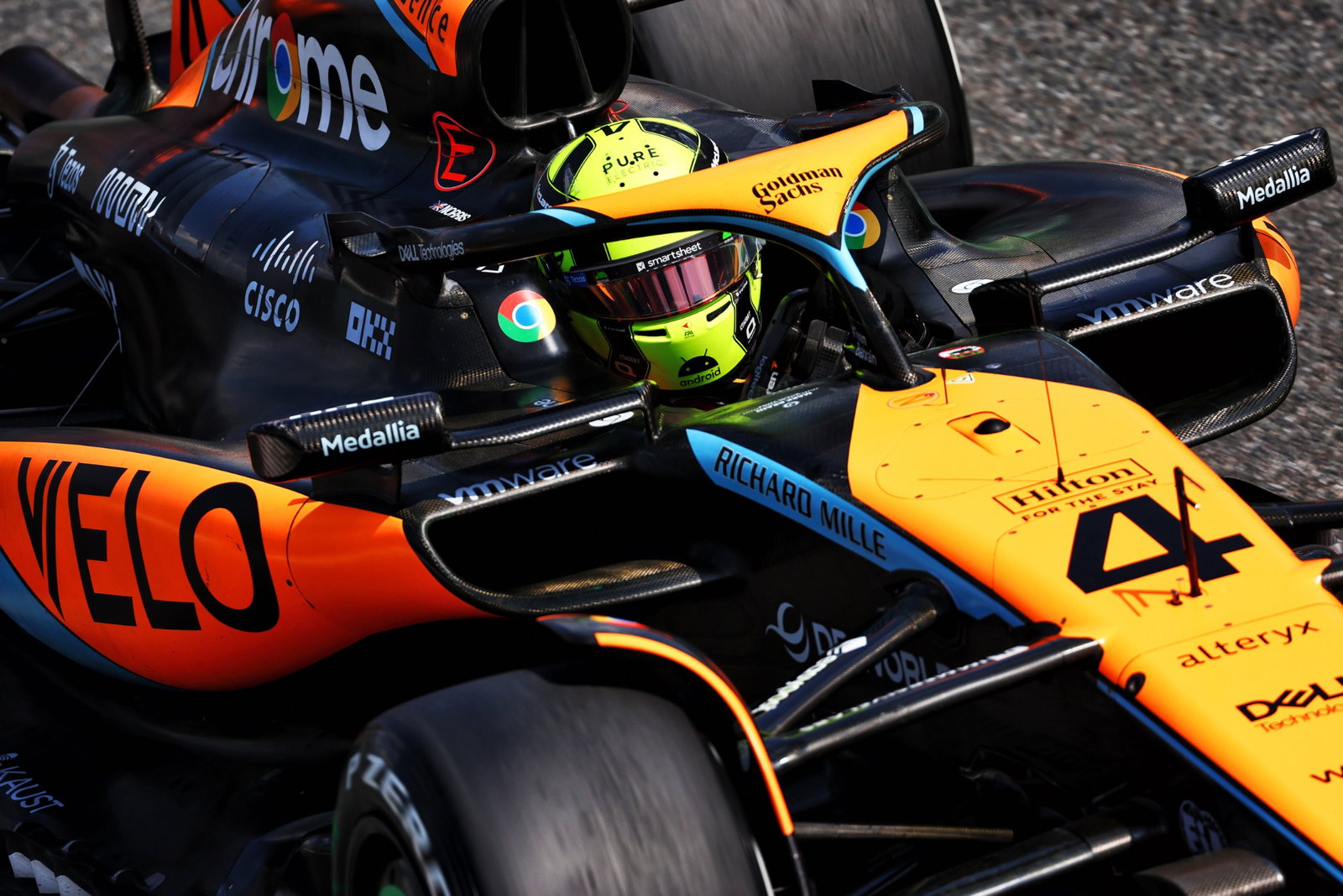 Lando Norris (GBR) McLaren MCL60. Formula 1 World Championship, Rd 15, Italian Grand Prix, Monza, Italy, Qualifying Day.