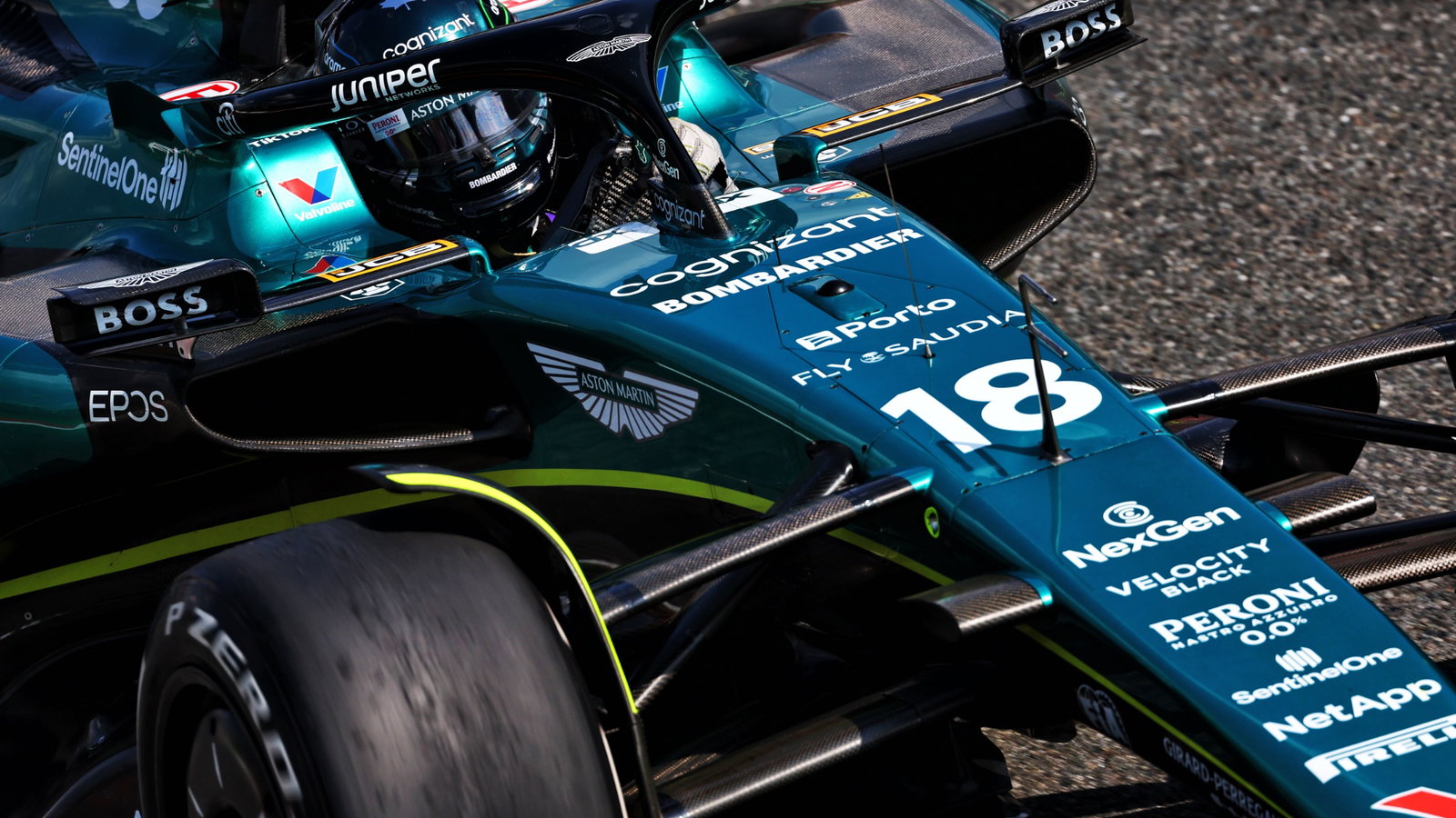 Lance Stroll (CDN) Aston Martin F1 Team AMR23. Formula 1 World Championship, Rd 15, Italian Grand Prix, Monza, Italy,