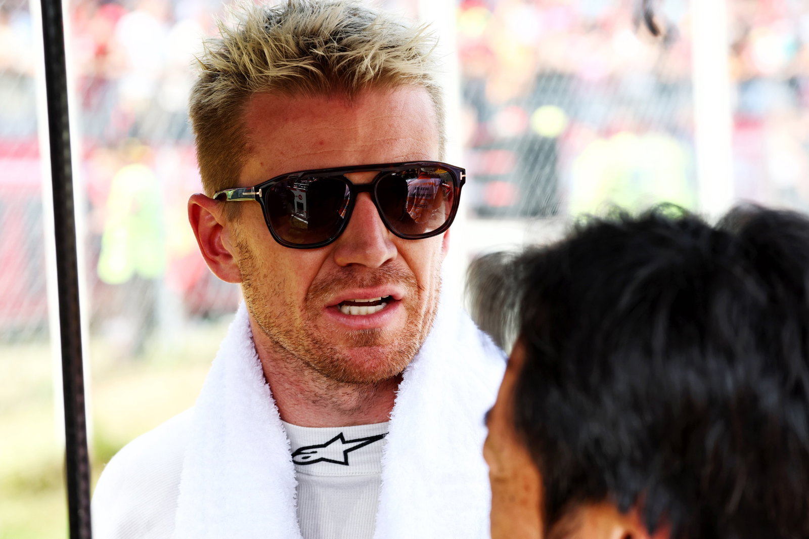 Nico Hulkenberg (GER) Haas F1 Team on the grid. Formula 1 World Championship, Rd 15, Italian Grand Prix, Monza, Italy,