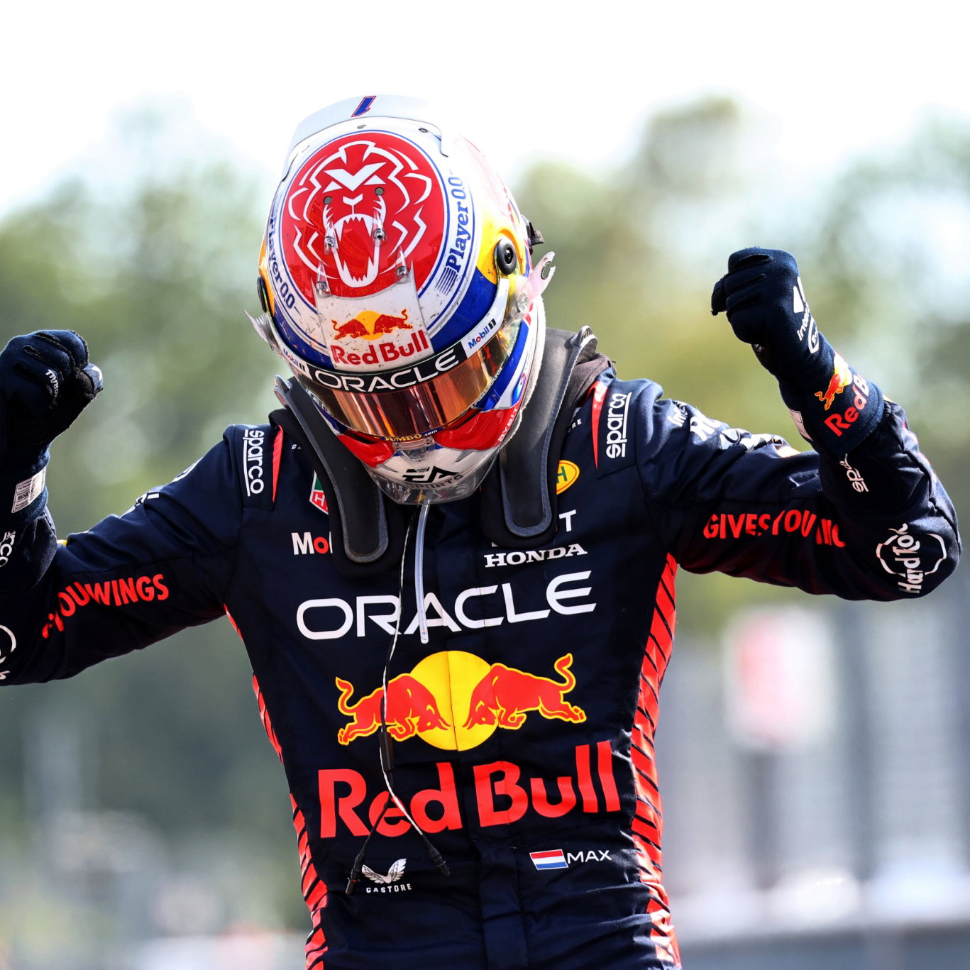 Race winner Max Verstappen (NLD) Red Bull Racing celebrates in parc ferme. Formula 1 World Championship, Rd 15, Italian