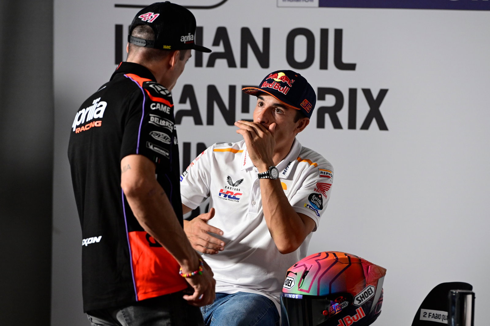 Marc Marquez, Aleix Espargaro, Indian MotoGP 21 September