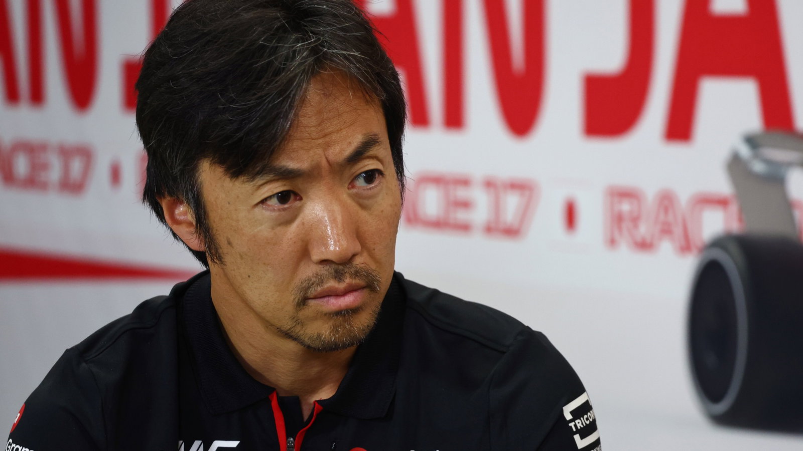 Ayao Komatsu (JPN) Haas F1 Team Race Engineer in the FIA Press Conference. Formula 1 World Championship, Rd 17, Japanese