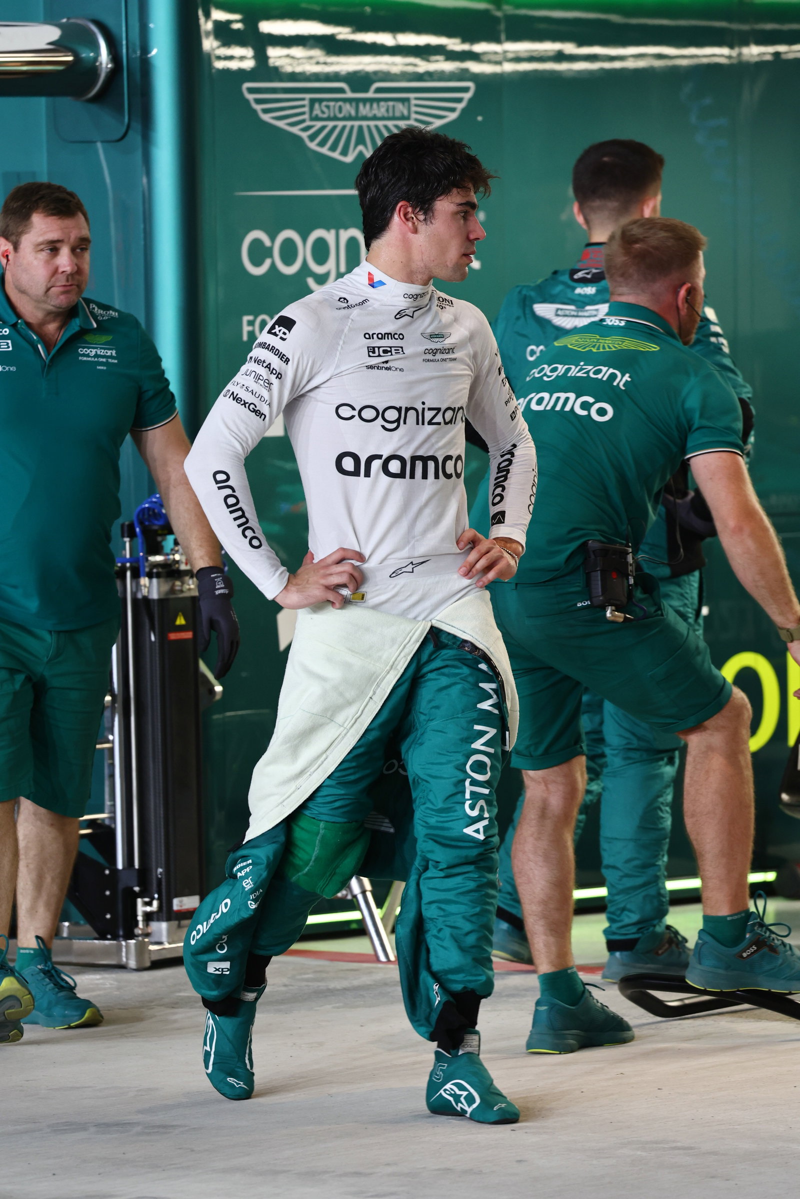 Lance Stroll (CDN) Aston Martin F1 Team. Formula 1 World Championship, Rd 18, Qatar Grand Prix, Doha, Qatar, Qualifying