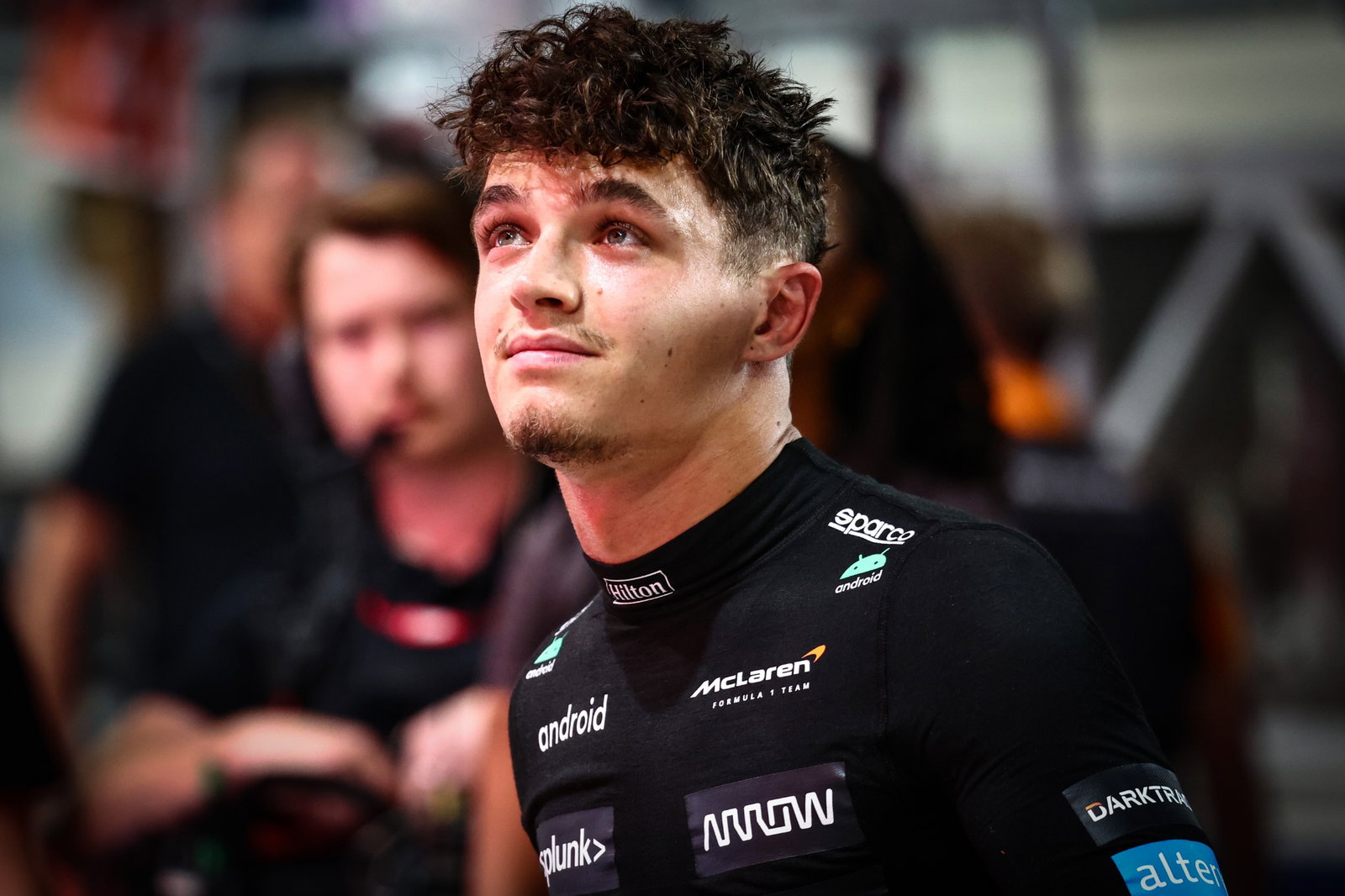 Lando Norris (GBR), Kejuaraan Dunia Formula 1 Tim F1 McLaren, Rd 18, Grand Prix Qatar, Doha, Qatar, Hari Kualifikasi.-