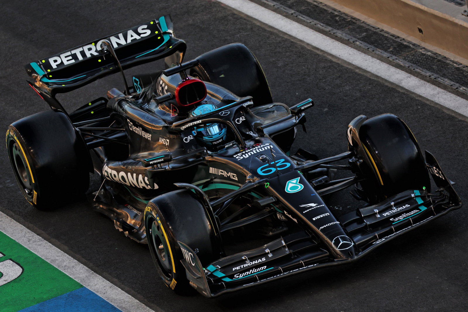 George Russell (GBR) Mercedes AMG F1 W14. Formula 1 World Championship, Rd 18, Qatar Grand Prix, Doha, Qatar, Sprint