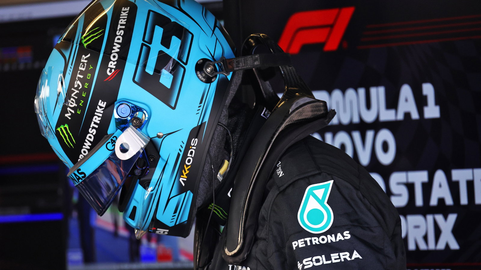 George Russell (GBR) Mercedes AMG F1. Formula 1 World Championship, Rd 19, United States Grand Prix, Austin, Texas, USA,