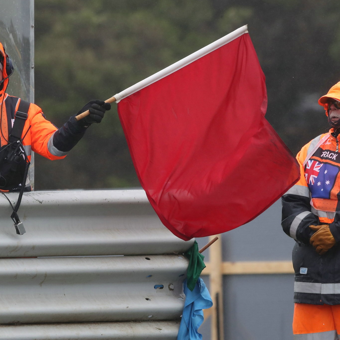 Red flag, Moto2 race, Australian MotoGP, 22 October
