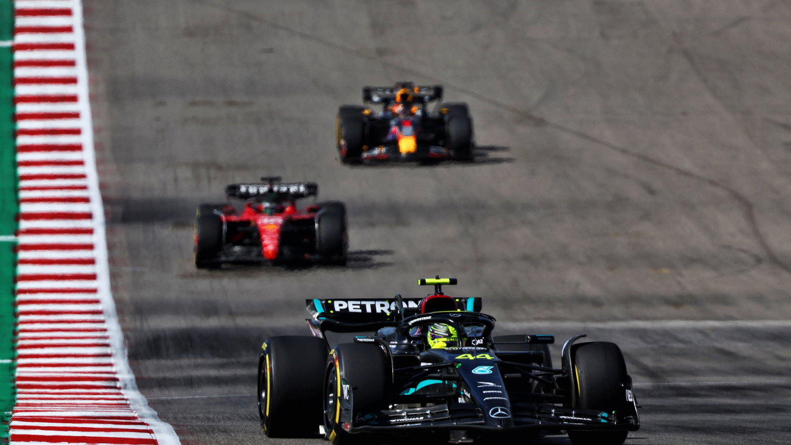 Lewis Hamilton (GBR) Mercedes AMG F1 W14. Formula 1 World Championship, Rd 19, United States Grand Prix, Austin, Texas,