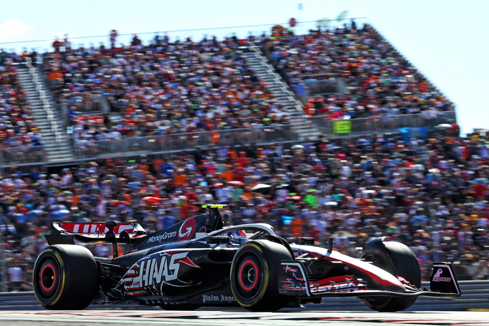 Nico Hulkenberg (GER) Haas VF-23. Formula 1 World Championship, Rd 19, United States Grand Prix, Austin, Texas, USA, Race