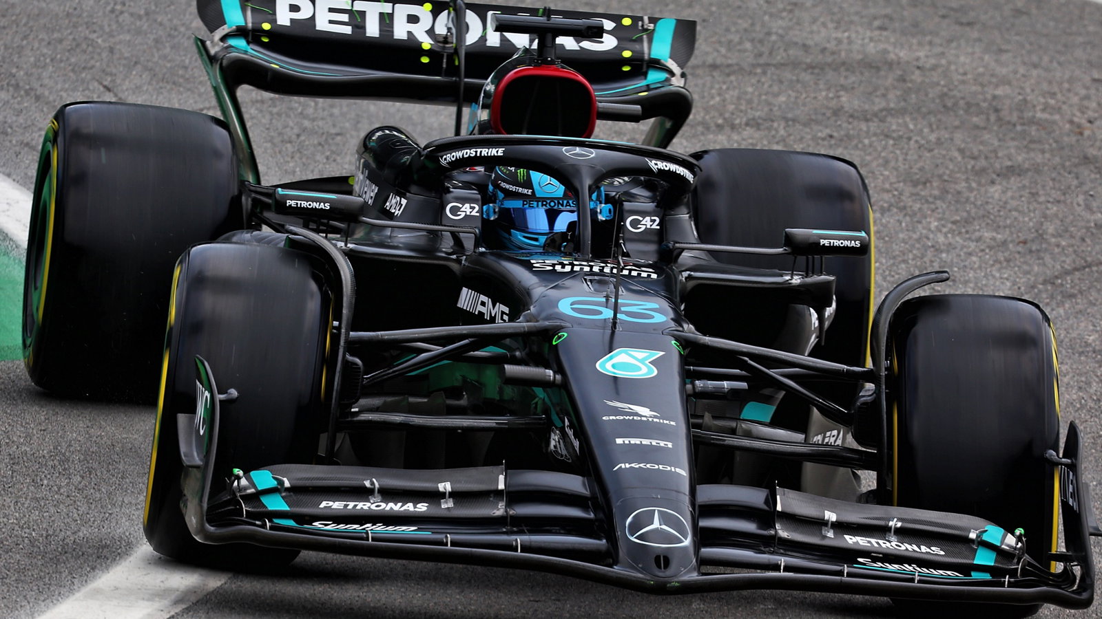 George Russell (GBR) Mercedes AMG F1 W14. Formula 1 World Championship, Rd 21, Brazilian Grand Prix, Sao Paulo, Brazil,