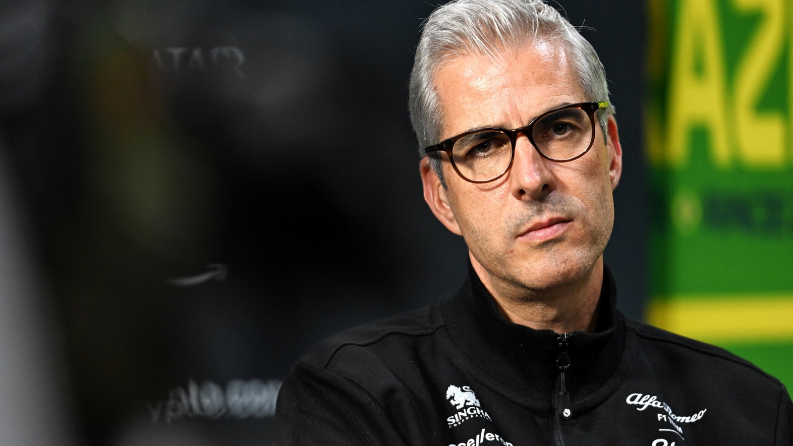 Alessandro Alunni Bravi (ITA) Alfa Romeo F1 Team Managing Director and Team Representative in the FIA Press Conference.
