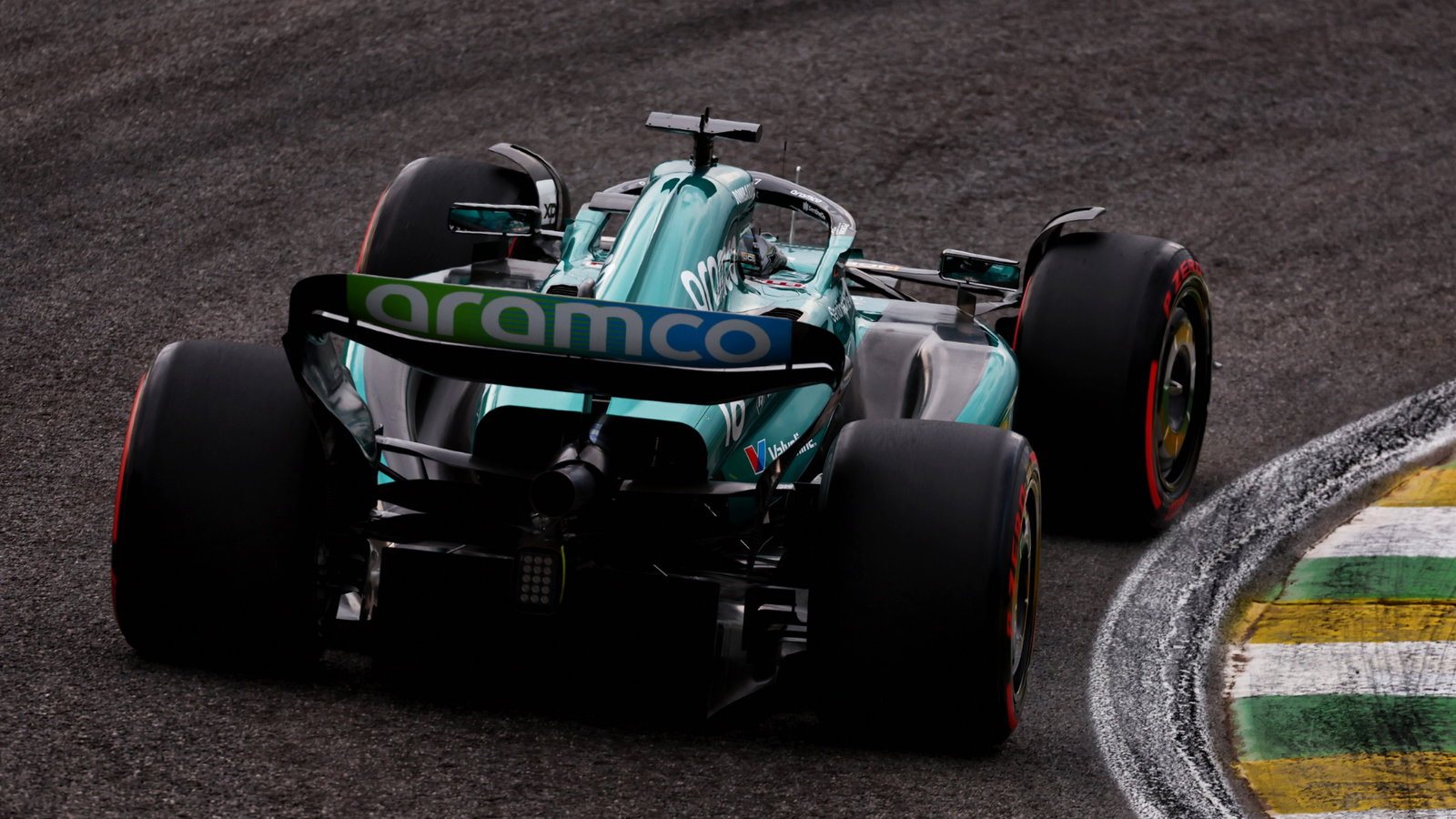 Lance Stroll (CDN) Aston Martin F1 Team AMR23. Formula 1 World Championship, Rd 21, Brazilian Grand Prix, Sao Paulo,