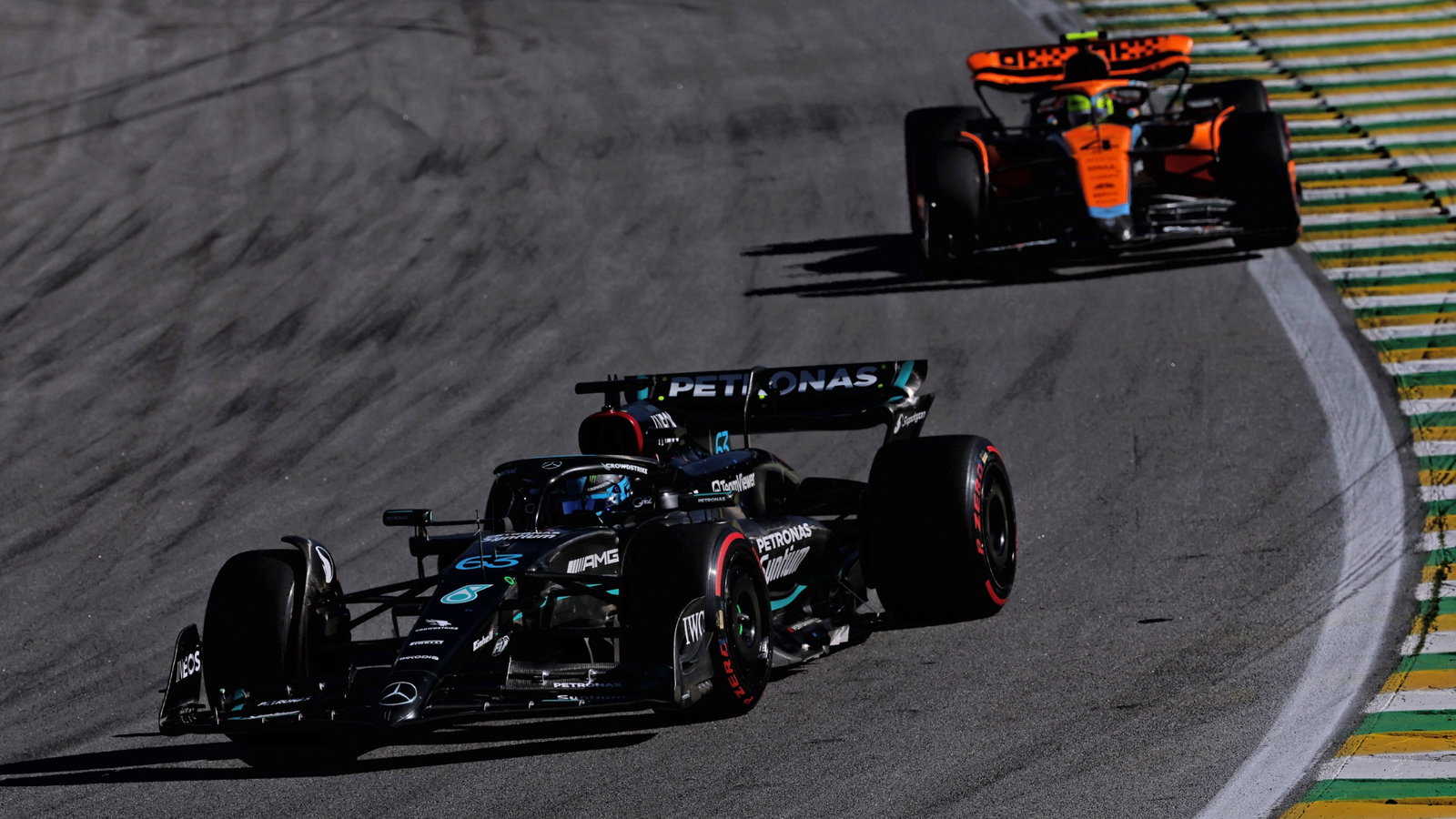 George Russell (GBR) Mercedes AMG F1 W14. Formula 1 World Championship, Rd 21, Brazilian Grand Prix, Sao Paulo, Brazil,