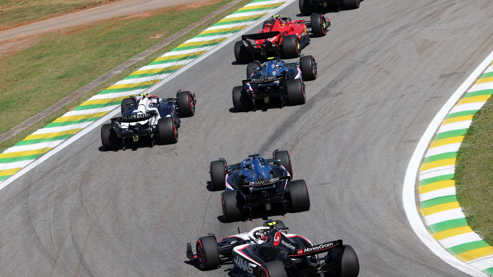 Nico Hulkenberg (GER) Haas VF-23. Formula 1 World Championship, Rd 21, Brazilian Grand Prix, Sao Paulo, Brazil, Race