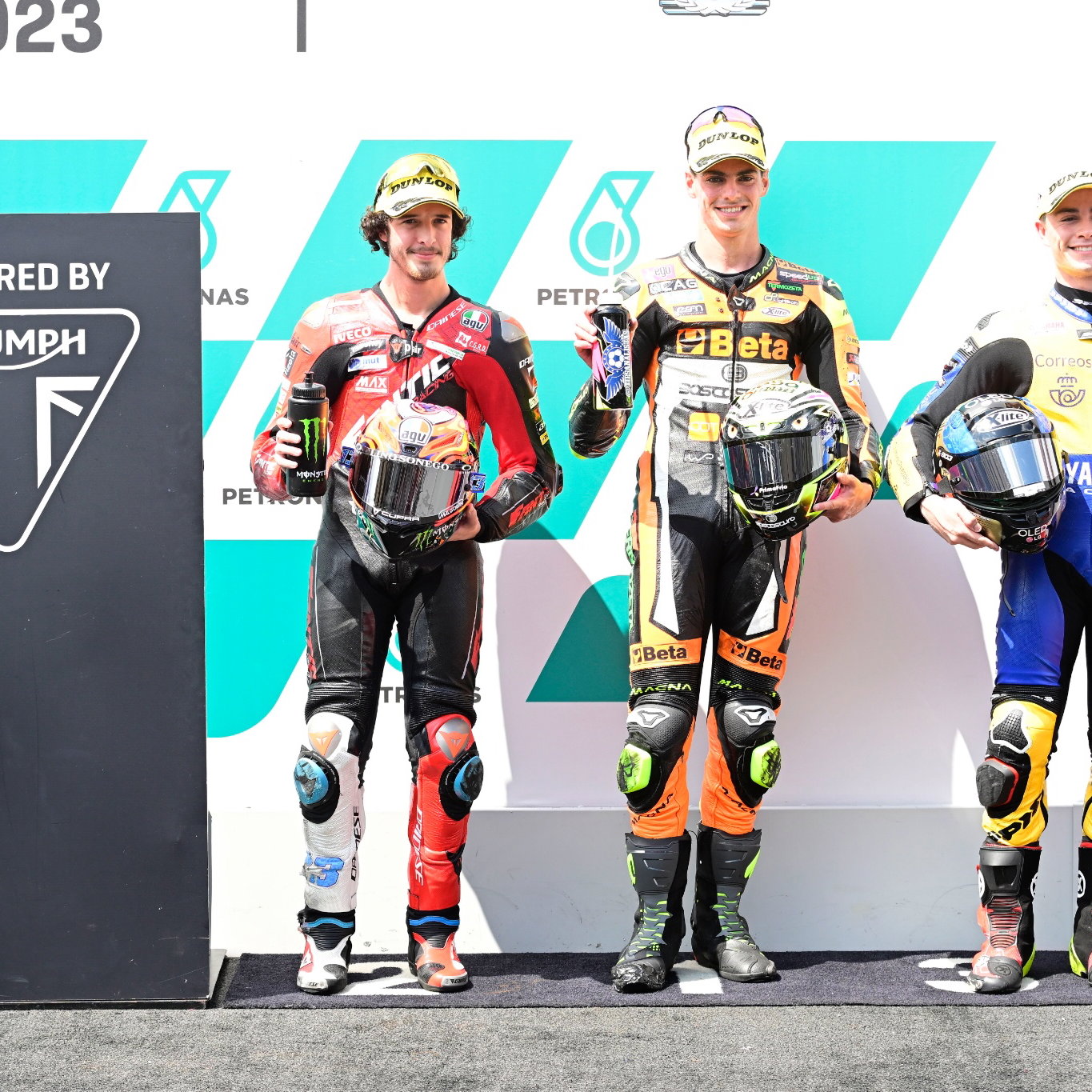 Celestino Vietti, Fermin Aldeguer, Manuel Gonzalez, Moto2, Malaysian MotoGP, 11 November