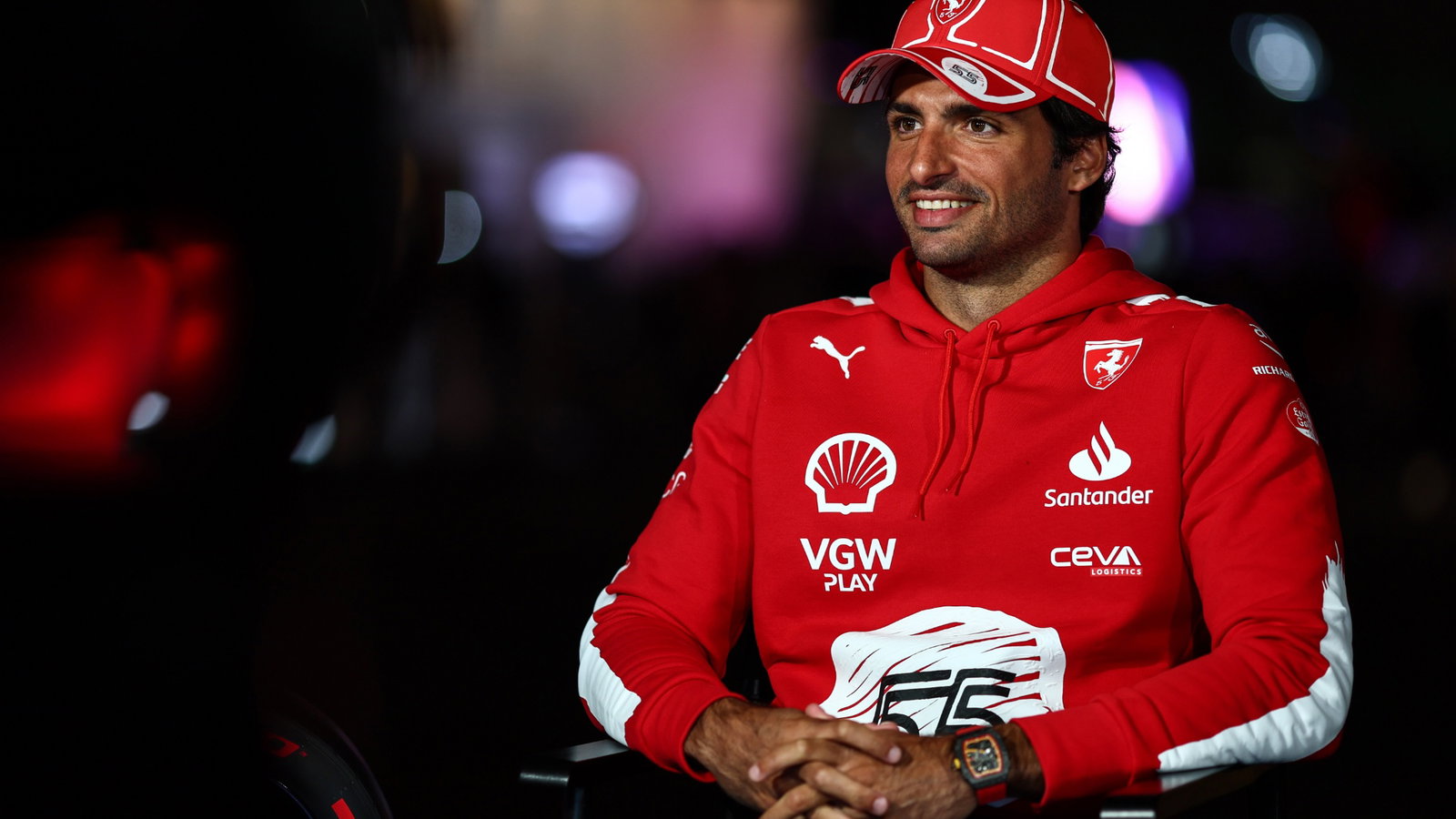 Carlos Sainz Jr (ESP), Scuderia Ferrari Formula 1 World Championship, Rd 22, Las Vegas Grand Prix, Las Vegas, Nevada, USA,