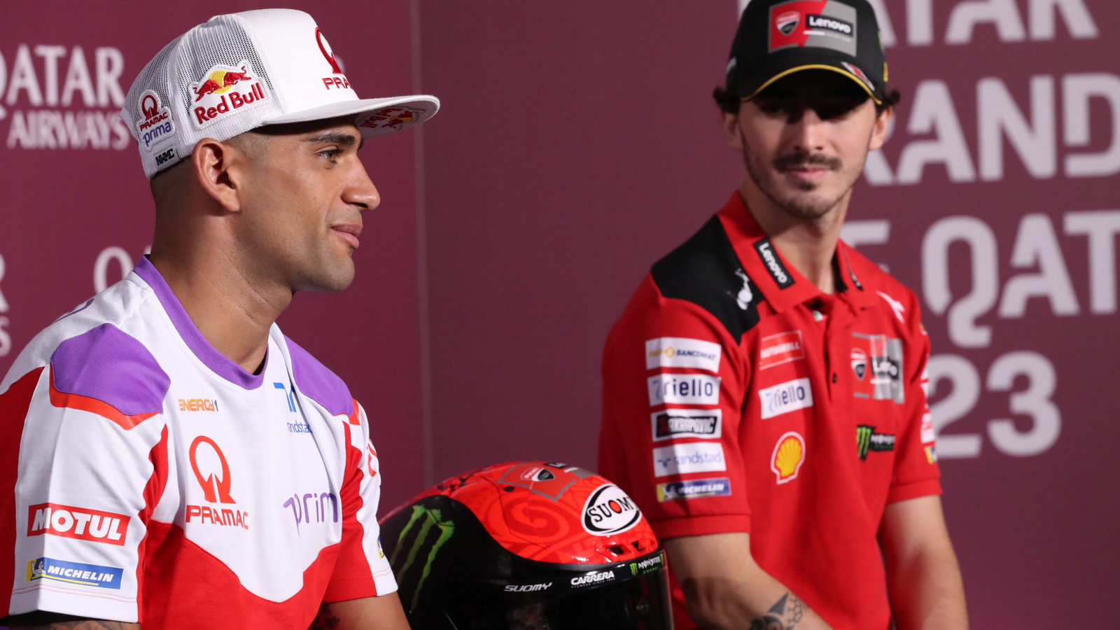 Jorge Martin, Francesco Bagnaia, Qatar MotoGP, 16 November