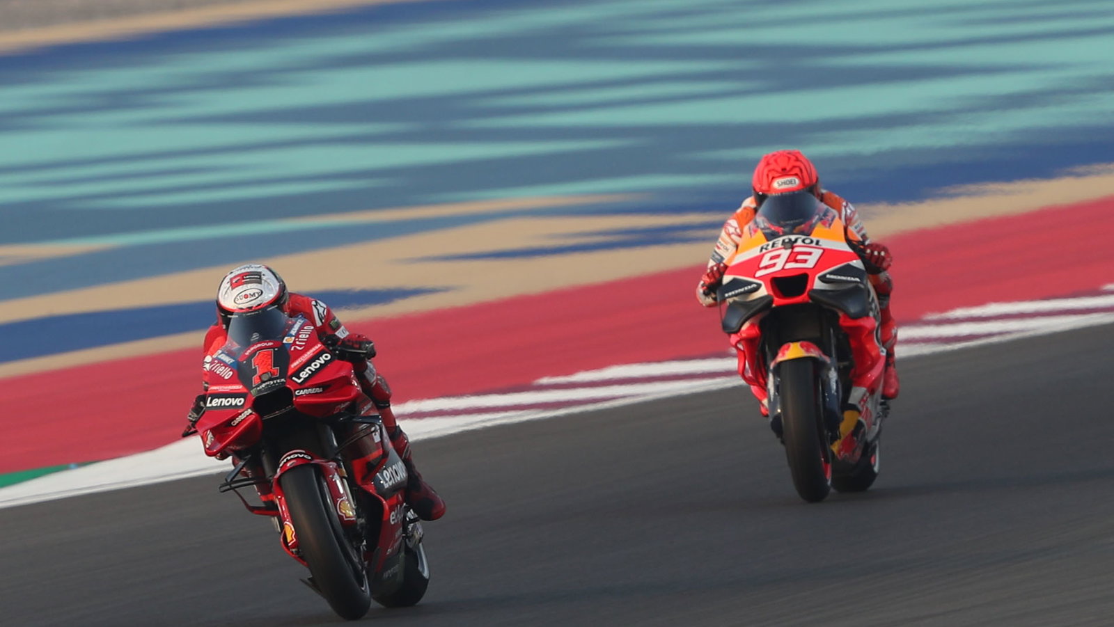 Francesco Bagnaia, Marc Marquez, Qatar MotoGP, 18 November