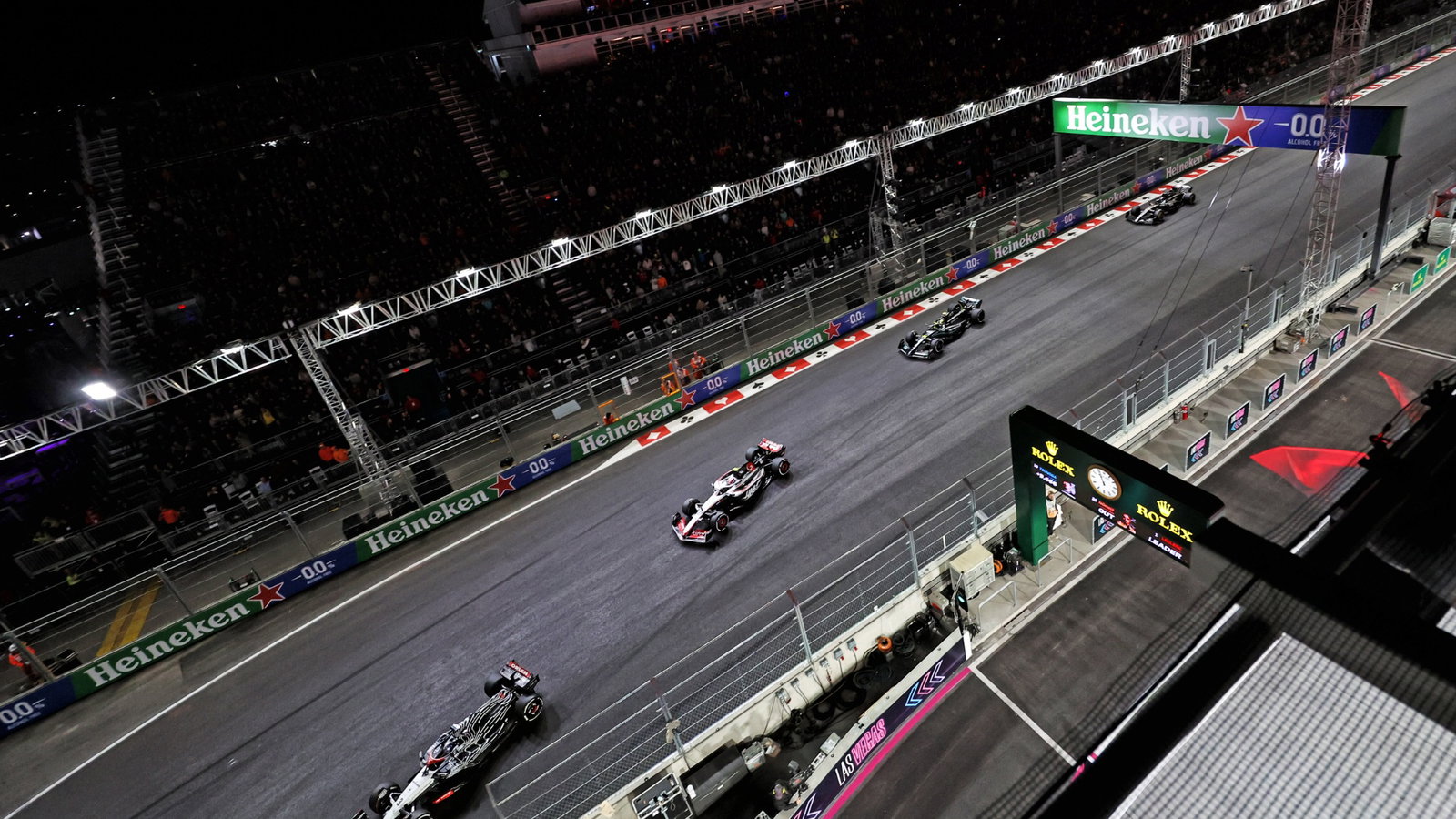 Daniel Ricciardo (AUS) AlphaTauri AT04. Formula 1 World Championship, Rd 22, Las Vegas Grand Prix, Las Vegas, Nevada, USA,