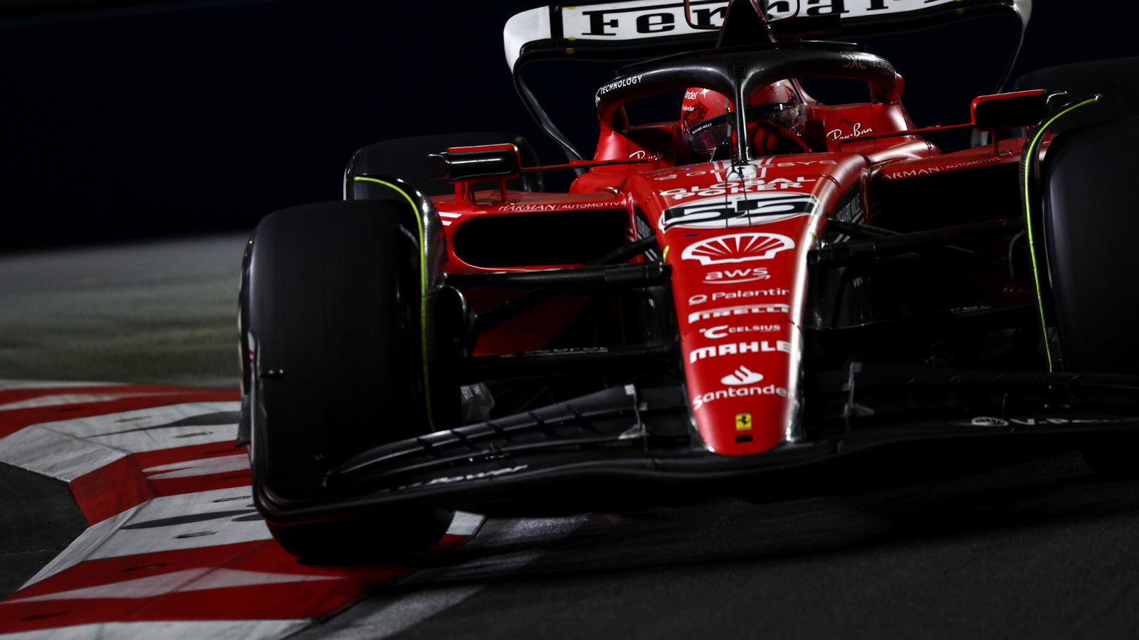 Carlos Sainz Jr (ESP) Ferrari SF-23. Formula 1 World Championship, Rd 22, Las Vegas Grand Prix, Las Vegas, Nevada, USA,