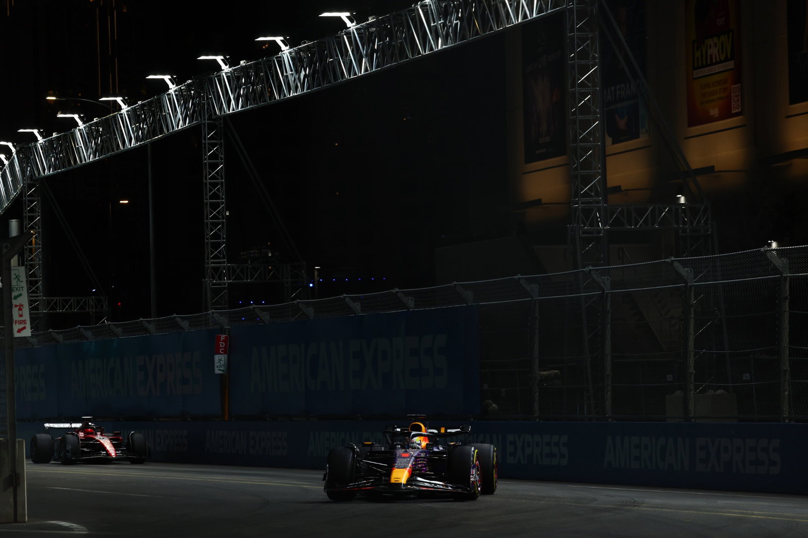 Max Verstappen (NLD) Red Bull Racing RB19. Formula 1 World Championship, Rd 22, Las Vegas Grand Prix, Las Vegas, Nevada,