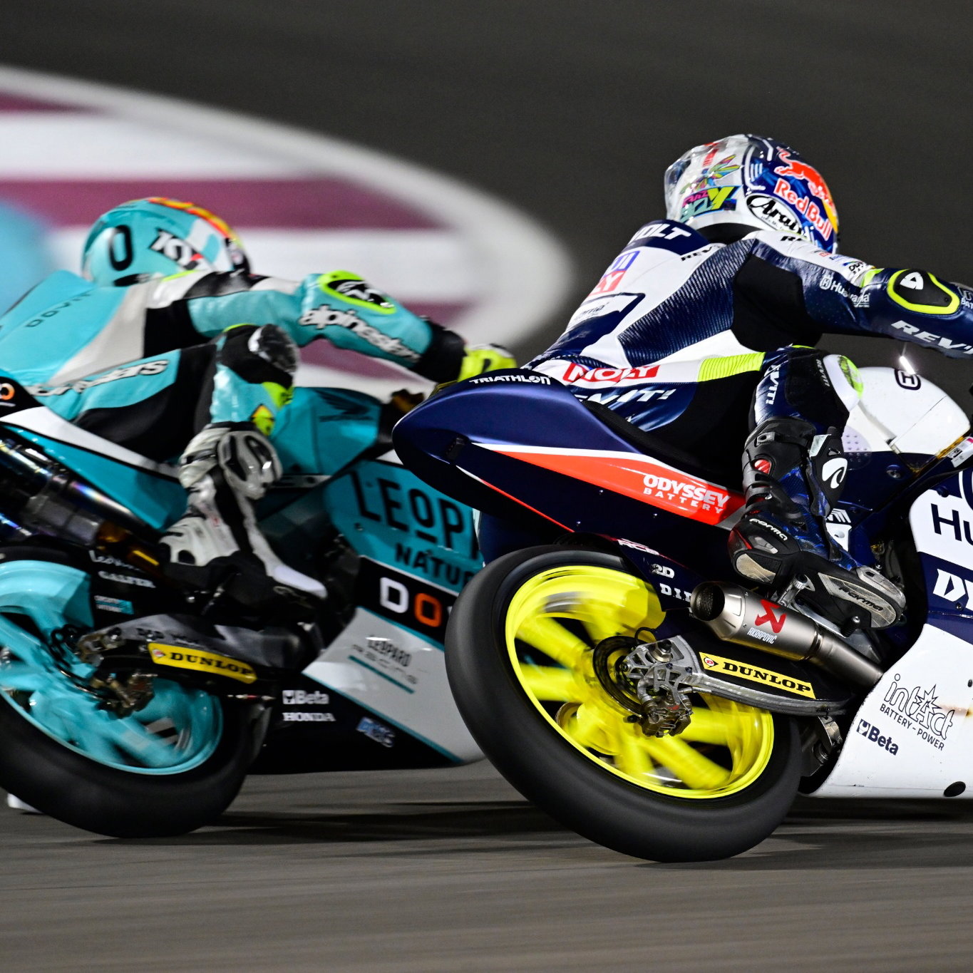 Jaume Masia, Ayumu Sasaki, Moto3 race, Qatar MotoGP 19 November