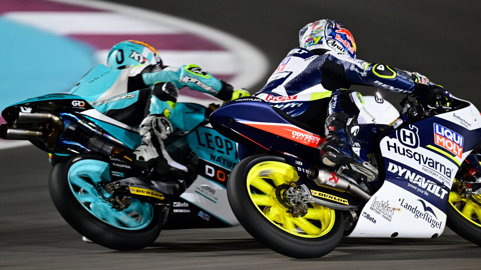 Jaume Masia, Ayumu Sasaki, Moto3 race, Qatar MotoGP 19 November