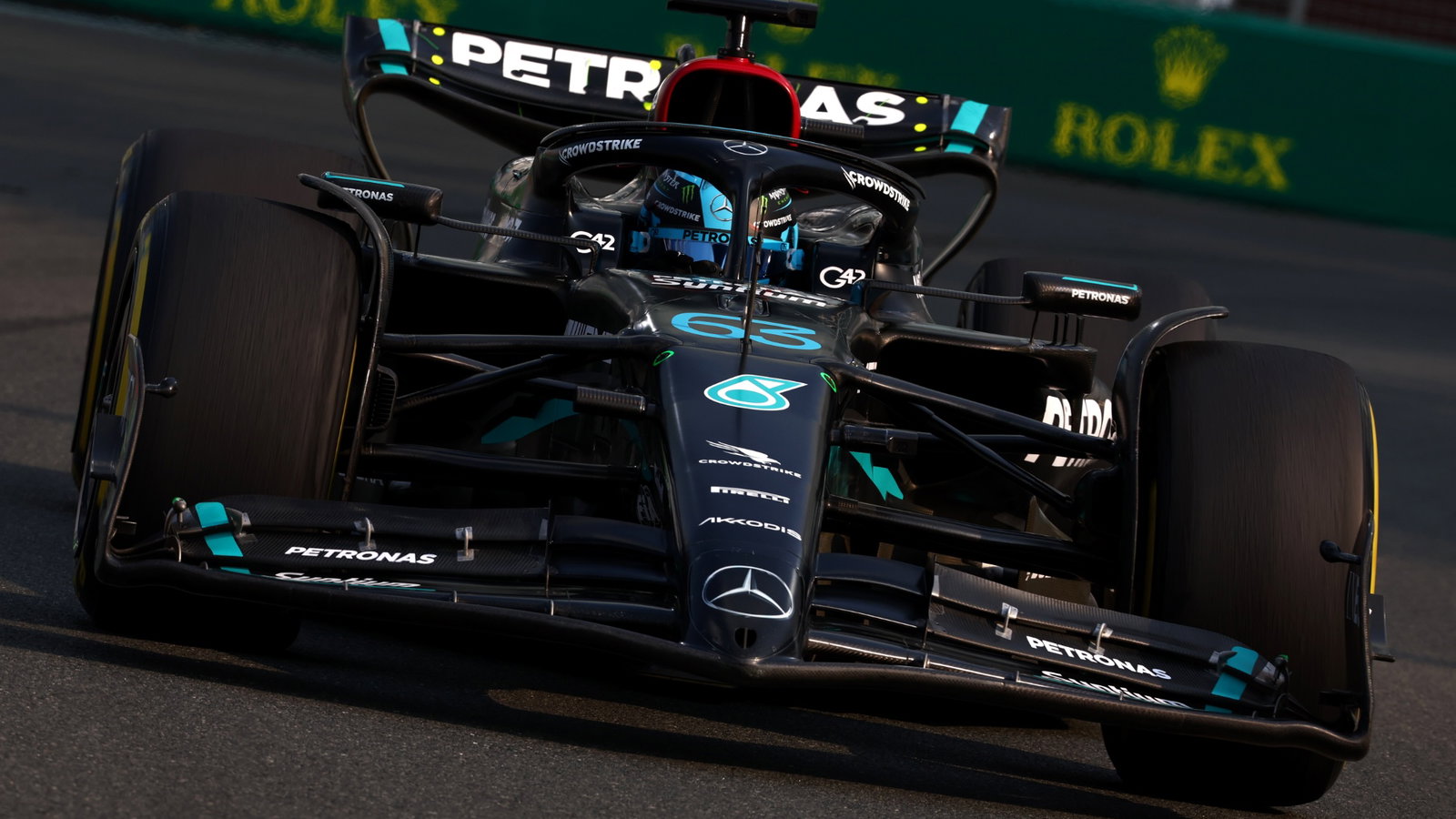 George Russell (GBR) Mercedes AMG F1 W14. Formula 1 World Championship, Rd 23, Abu Dhabi Grand Prix, Yas Marina Circuit,