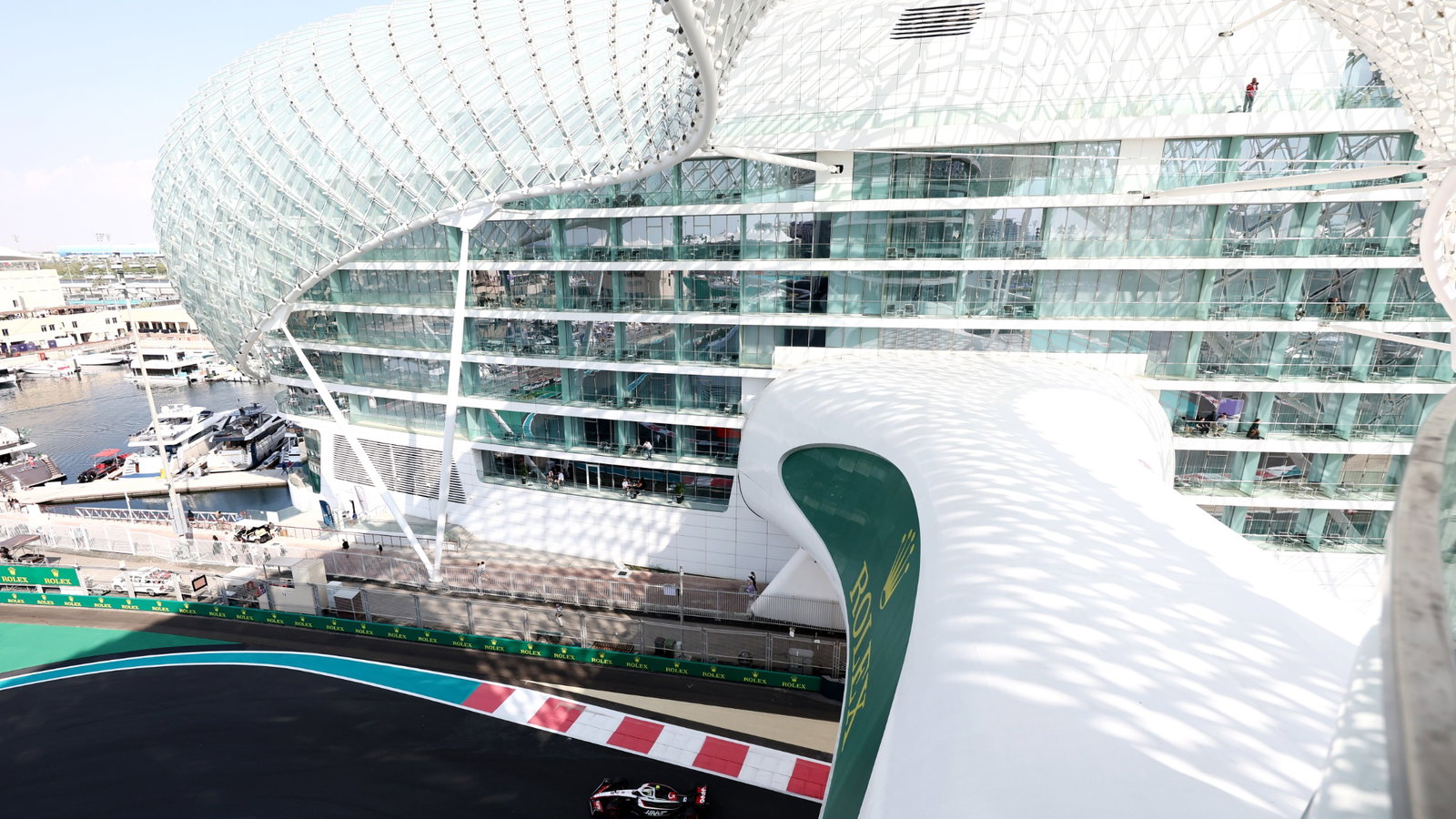 Oliver Bearman (GBR) Haas VF-23 Test Driver. Formula 1 World Championship, Rd 23, Abu Dhabi Grand Prix, Yas Marina