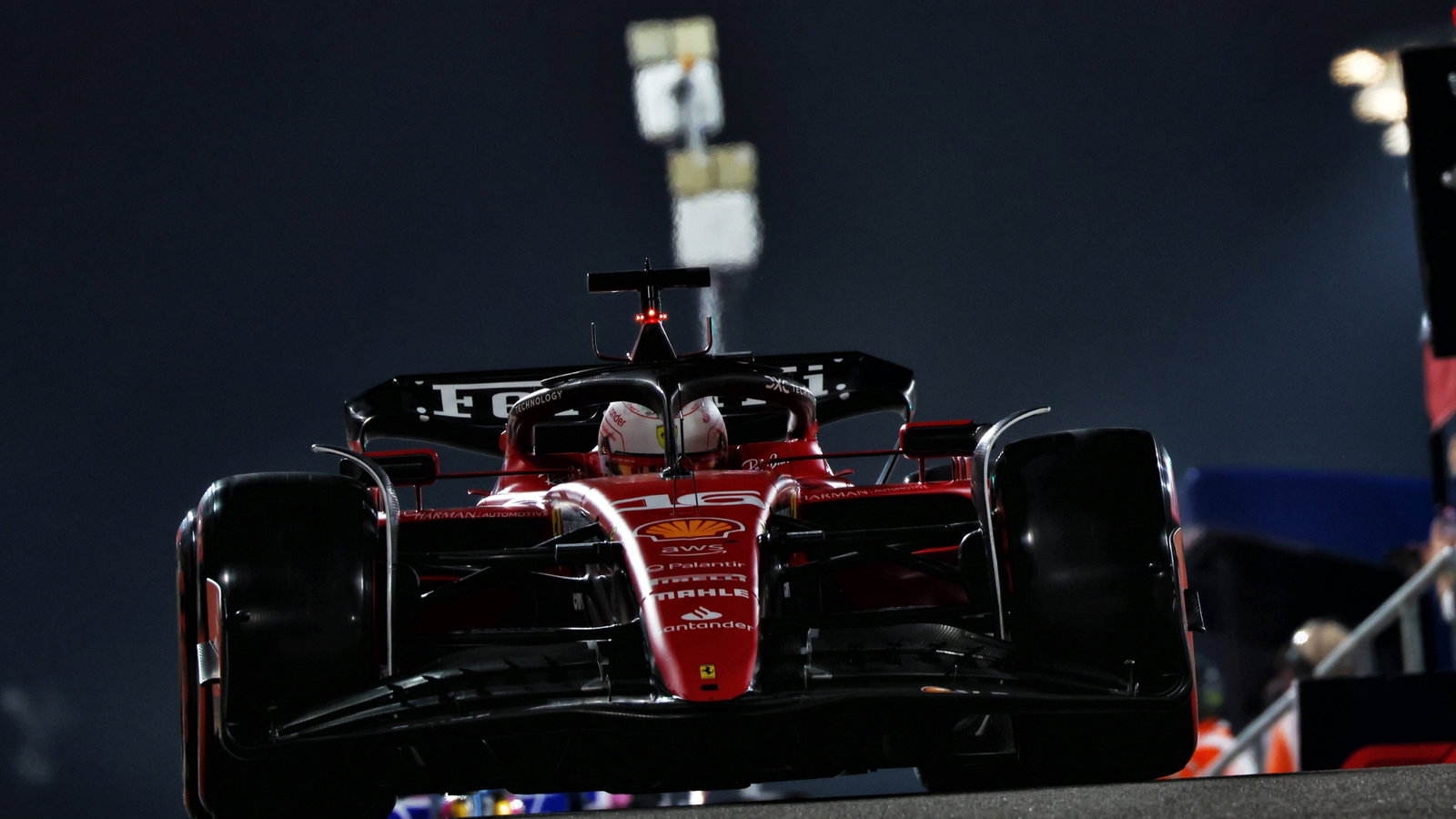 Charles Leclerc (MON) Ferrari SF-23 leaves the pits. Formula 1 World Championship, Rd 23, Abu Dhabi Grand Prix, Yas Marina