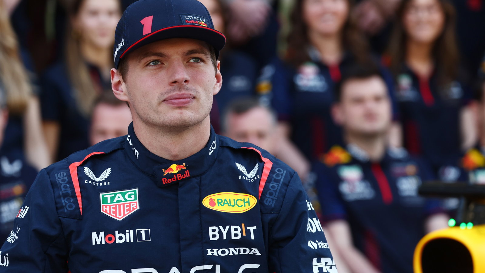 Max Verstappen (NLD) Red Bull Racing at a team photograph. Formula 1 World Championship, Rd 23, Abu Dhabi Grand Prix, Yas