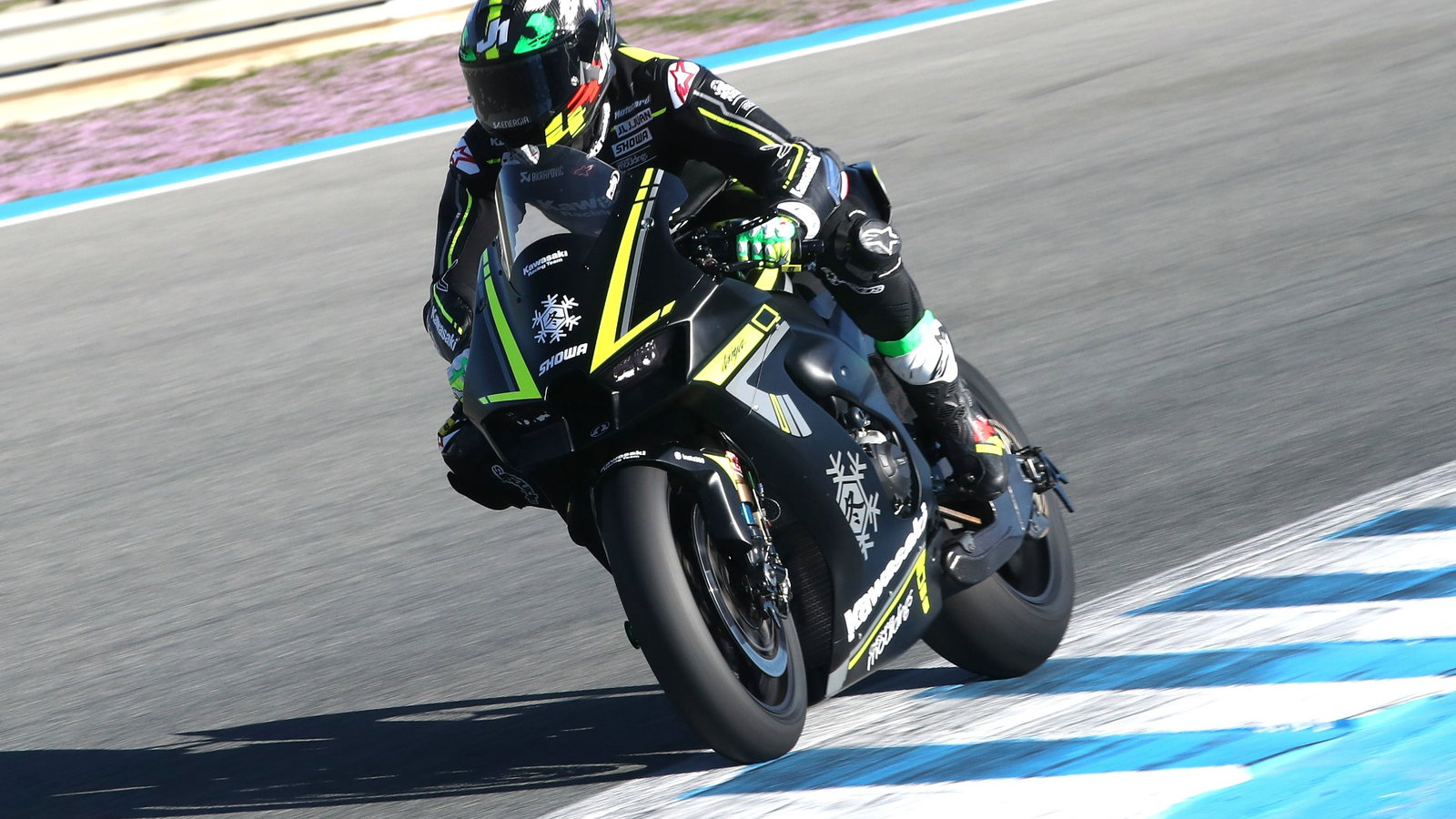 Axel Bassani, Jerez WorldSBK test, 24 January