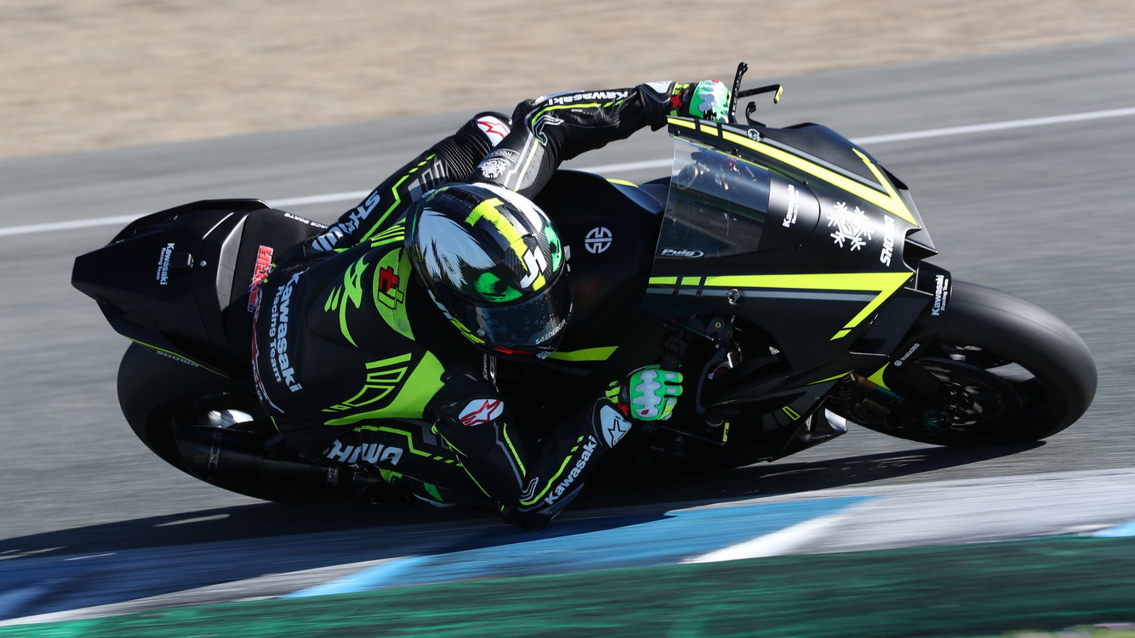 Axel Bassani, Jerez WorldSBK test, 24 January