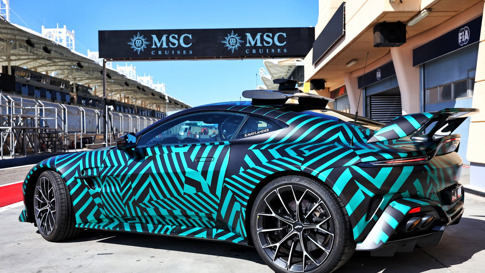 Aston Martin's upgraded Vantage Safety Car for F1 2024