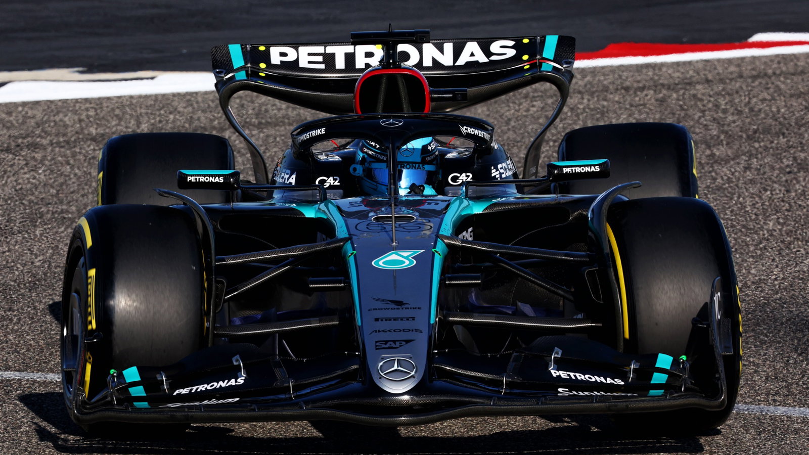 George Russell (GBR) Mercedes AMG F1 W15. Formula 1 Testing, Sakhir, Bahrain, Day One.- www.xpbimages.com, EMail: