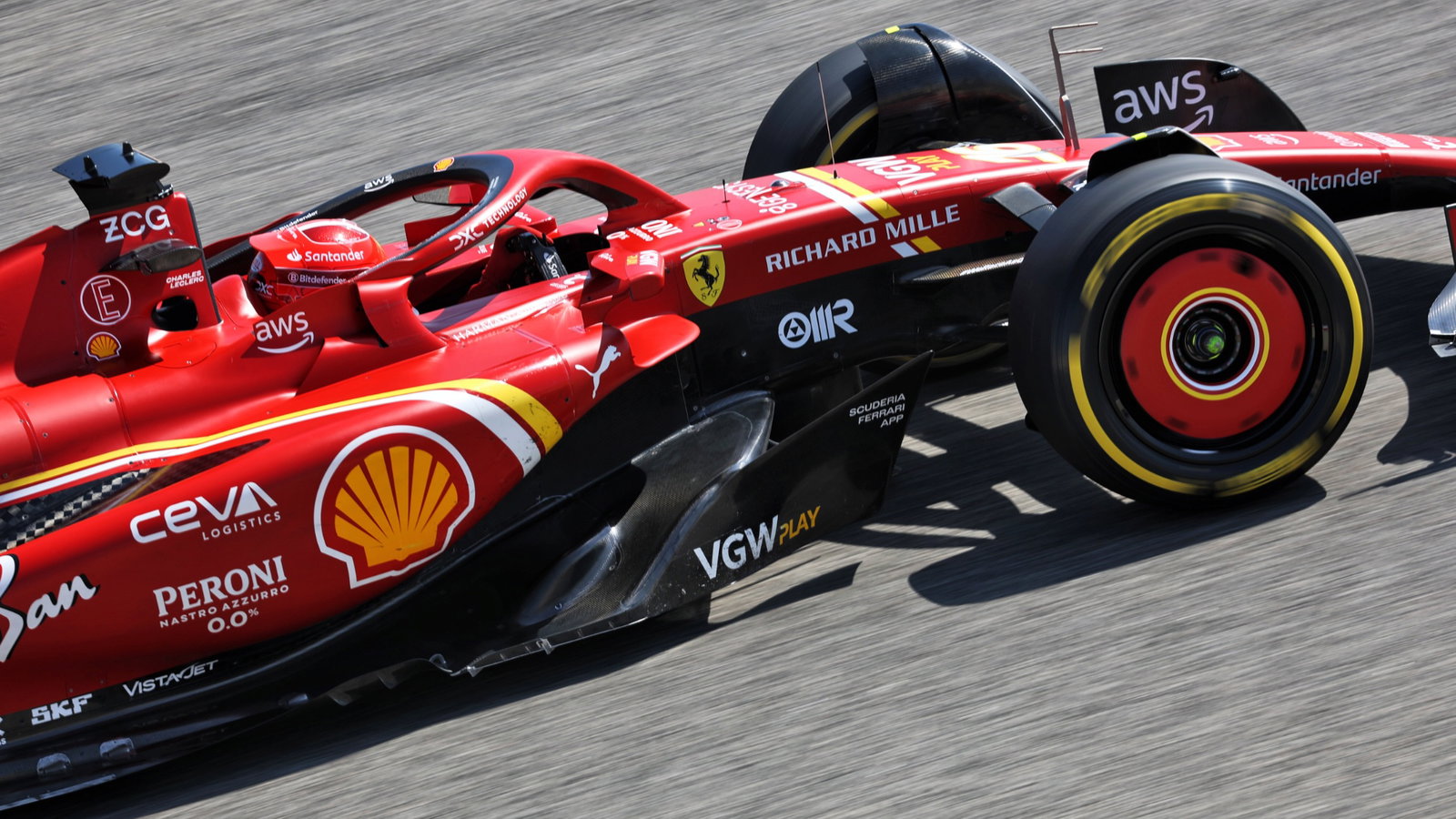 Charles Leclerc (MON) Ferrari SF-24. Formula 1 Testing, Sakhir, Bahrain, Day Two.- www.xpbimages.com, EMail: