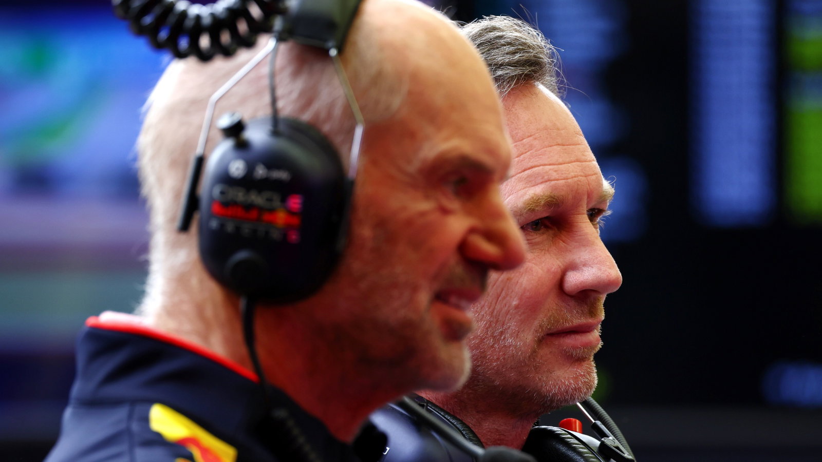 Adrian Newey and Christian Horner