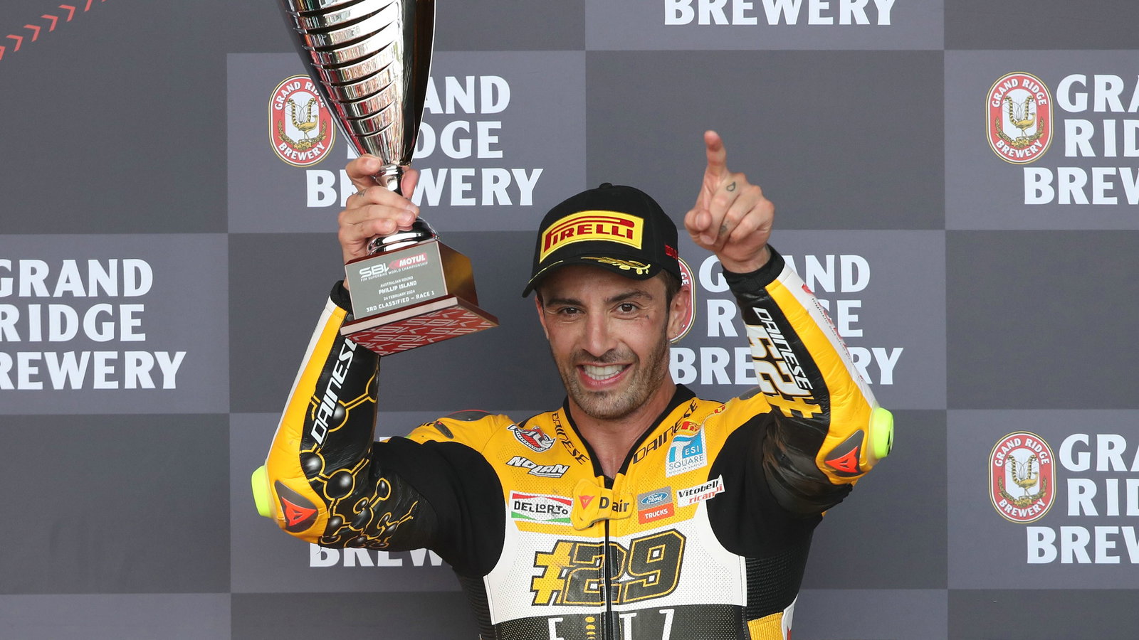Andrea Iannone, Race 1, Australian WorldSBK, 24 February