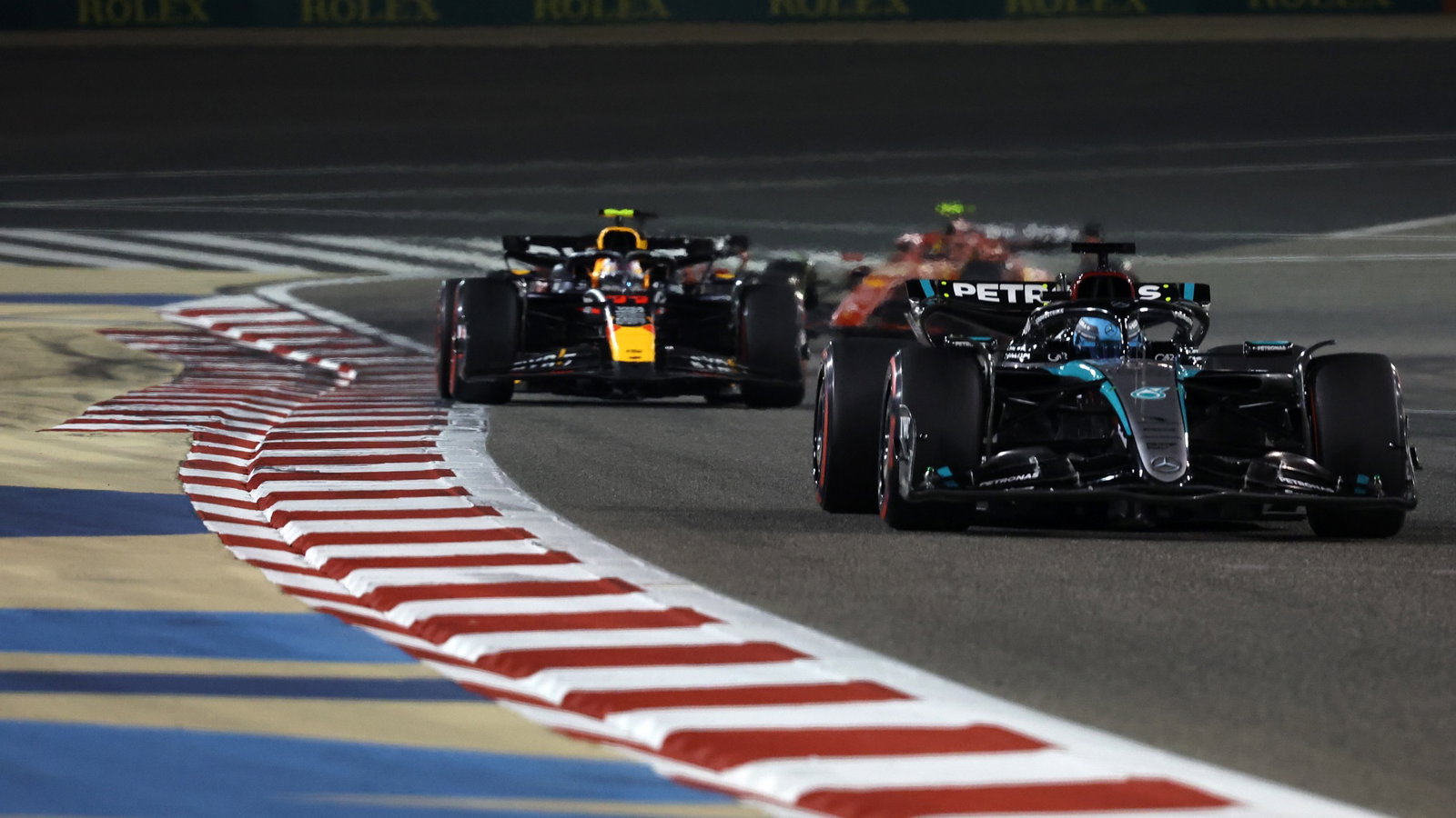 George Russell (GBR) Mercedes AMG F1 W15. Formula 1 World Championship, Rd 1, Bahrain Grand Prix, Sakhir, Bahrain, Race
