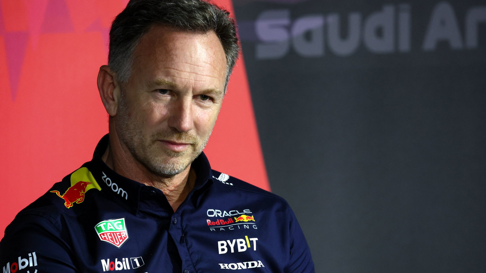 Christian Horner (GBR) Red Bull Racing Team Principal in the FIA Press Conference. Formula 1 World Championship, Rd 2,