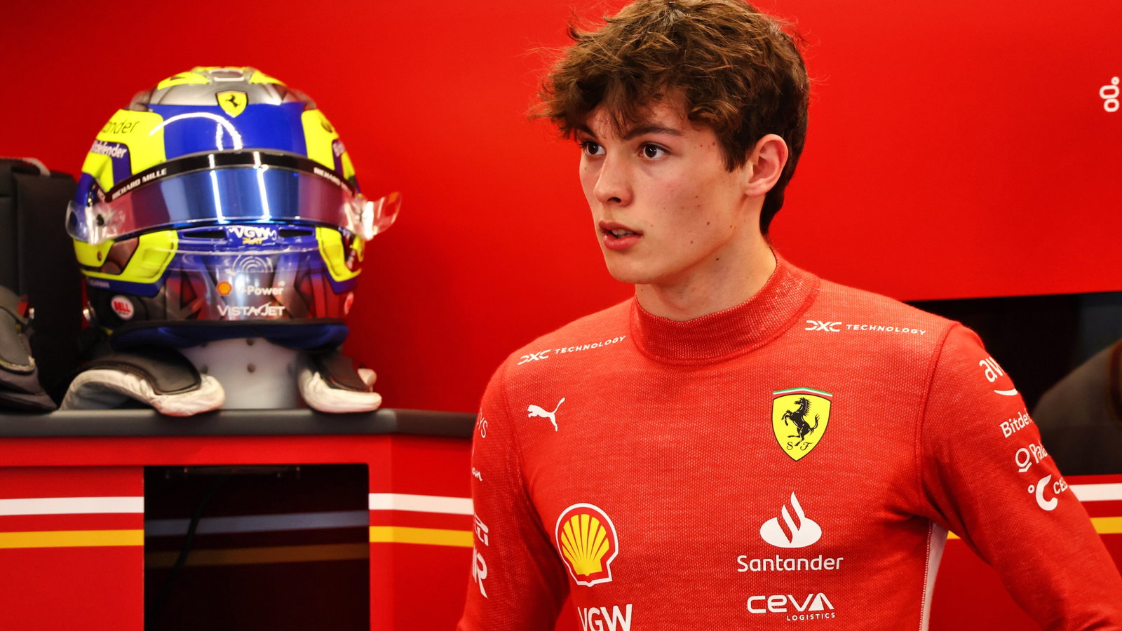 Oliver Bearman (GBR) Ferrari Reserve Driver. Formula 1 World Championship, Rd 2, Saudi Arabian Grand Prix, Jeddah, Saudi