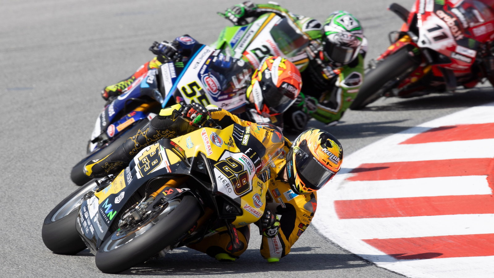 Andrea Iannone, Catalunya WorldSBK Race1, 23 March