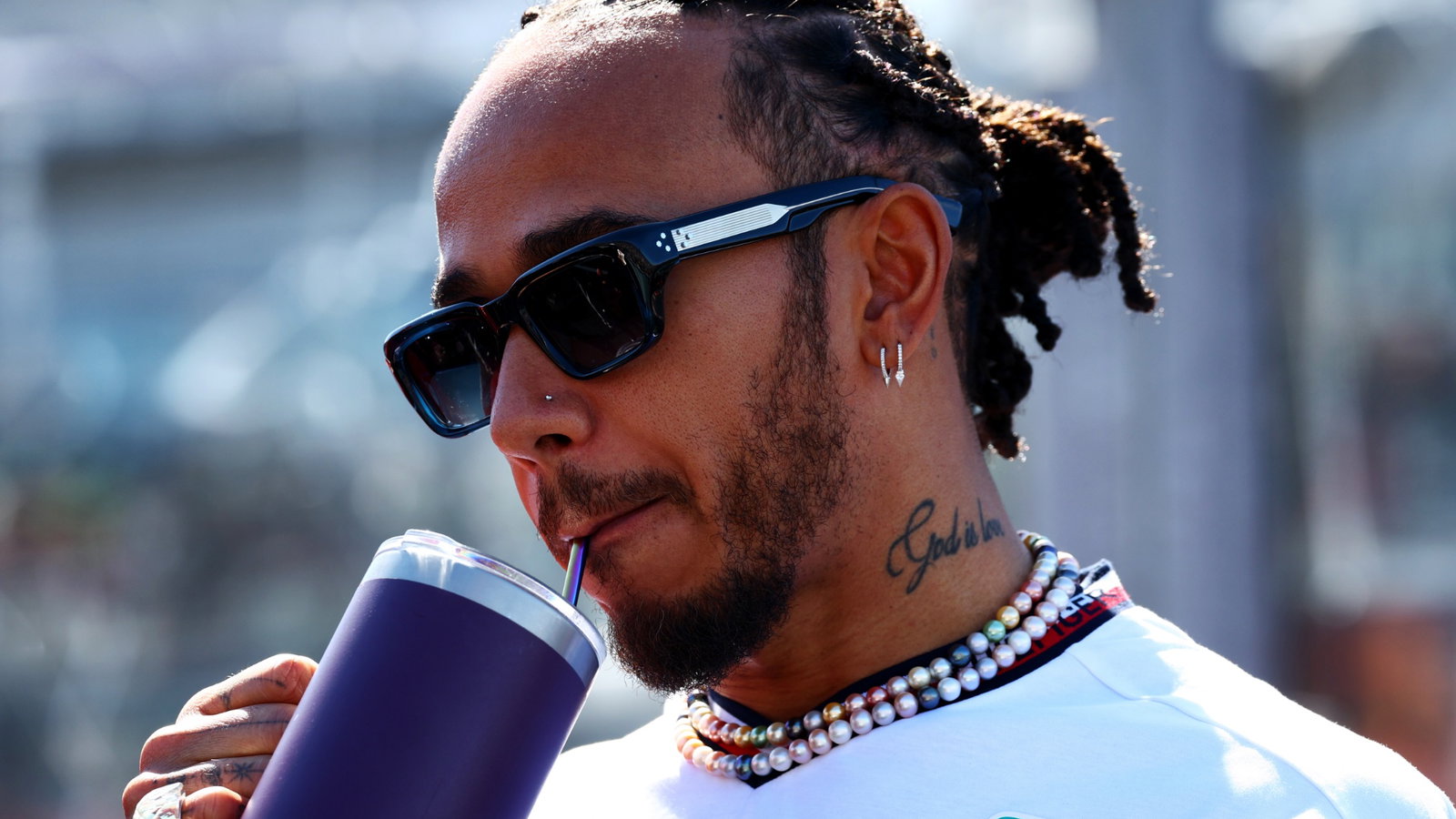 Lewis Hamilton (GBR) Mercedes AMG F1 on the drivers' parade. Formula 1 World Championship, Rd 3, Australian Grand Prix,
