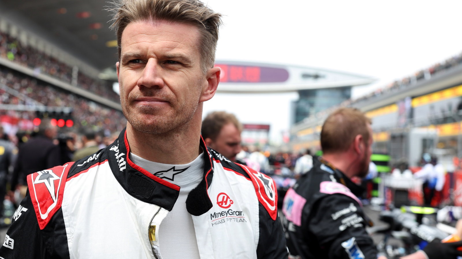 Nico Hulkenberg (GER) Haas F1 Team on the grid. Formula 1 World Championship, Rd 5, Chinese Grand Prix, Shanghai, China,