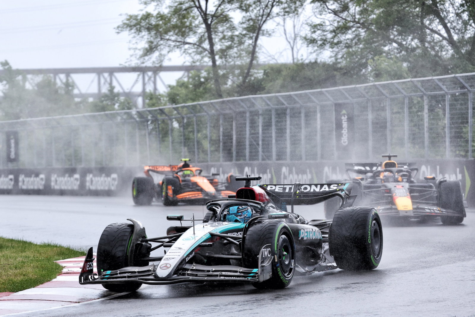 George Russell (GBR) Mercedes AMG F1 W15. Formula 1 World Championship, Rd 9, Canadian Grand Prix, Montreal, Canada, Race