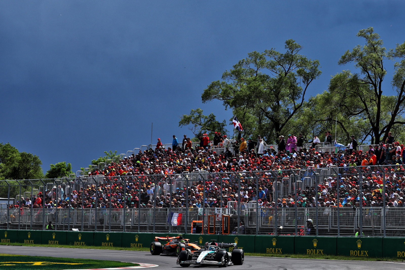 George Russell (GBR) Mercedes AMG F1 W15. Formula 1 World Championship, Rd 9, Canadian Grand Prix, Montreal, Canada, Race