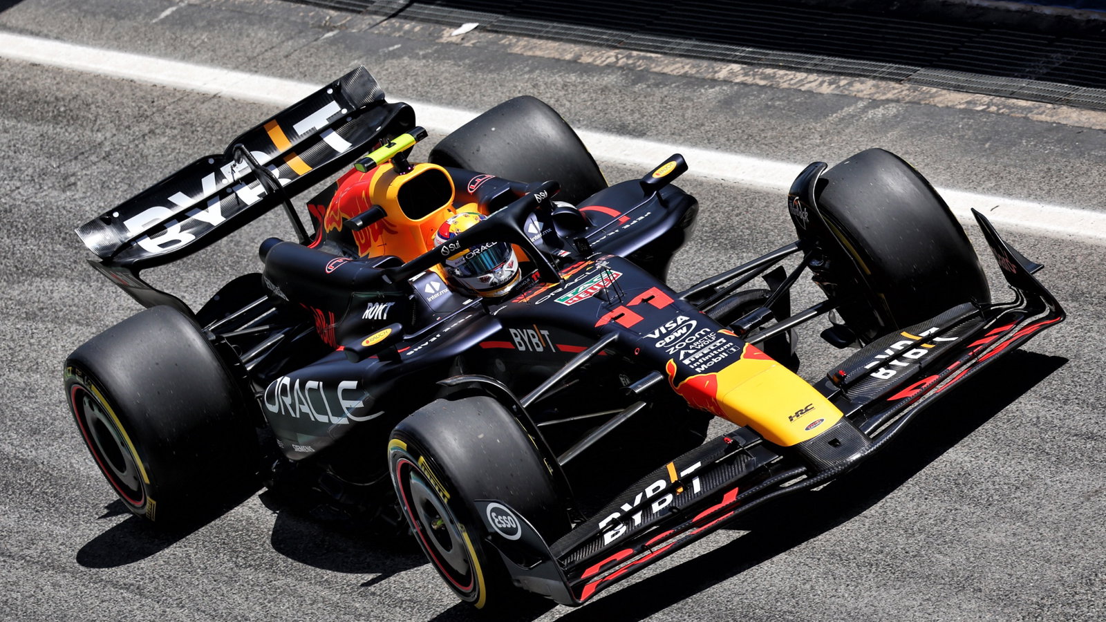 Sergio Perez (MEX) Red Bull Racing RB20. Formula 1 World Championship, Rd 10, Spanish Grand Prix, Barcelona, Spain,