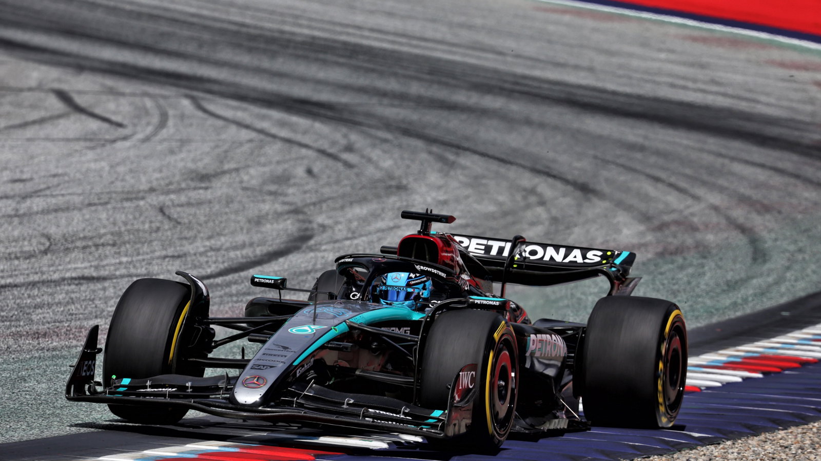 George Russell (GBR) Mercedes AMG F1 W15. Formula 1 World Championship, Rd 11, Austrian Grand Prix, Spielberg, Austria,